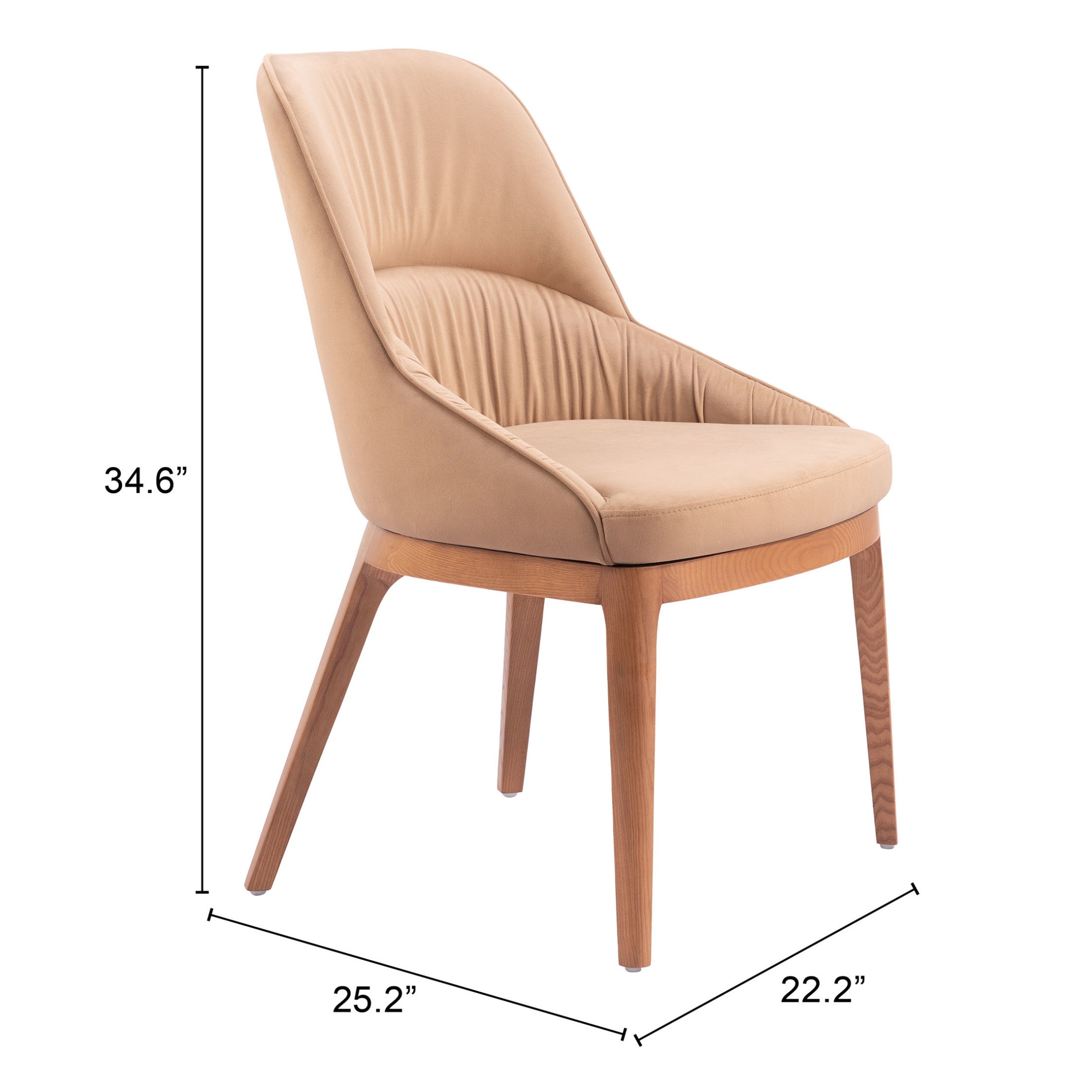 Ayr Dining Chair (Set of 2) Tan