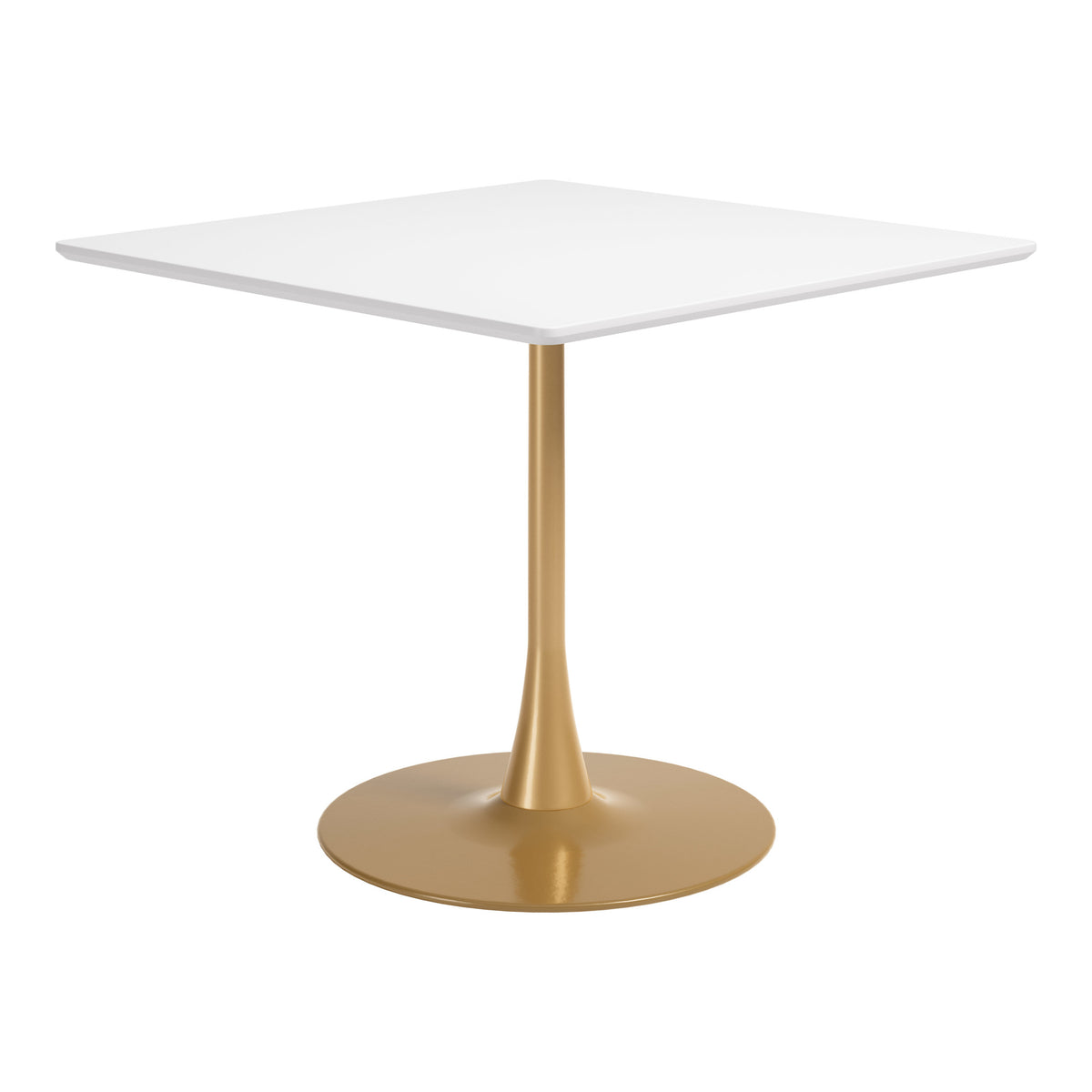 Epas Dining Table White & Gold