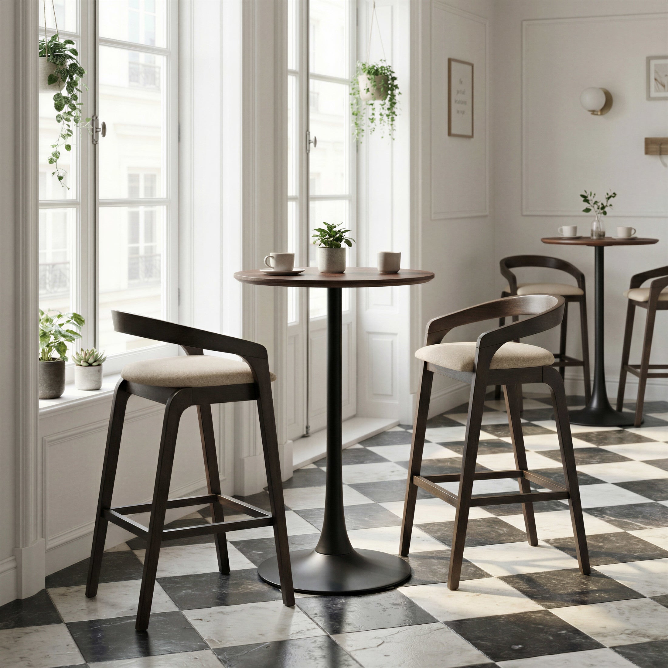 Auray Bar Table Brown