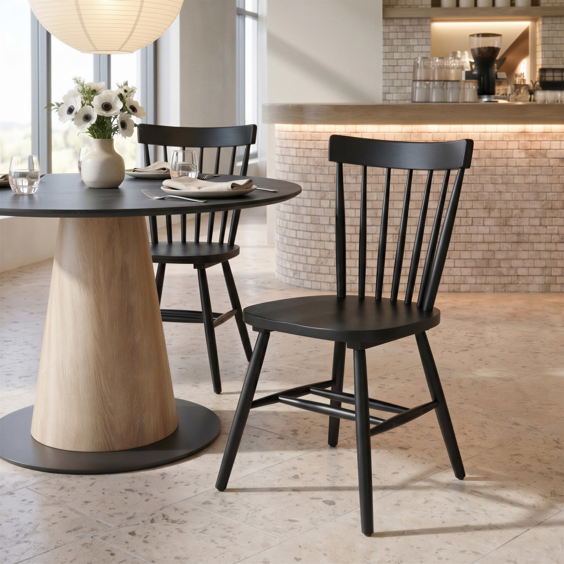 Tyce Dining Chair (Set of 2) Black