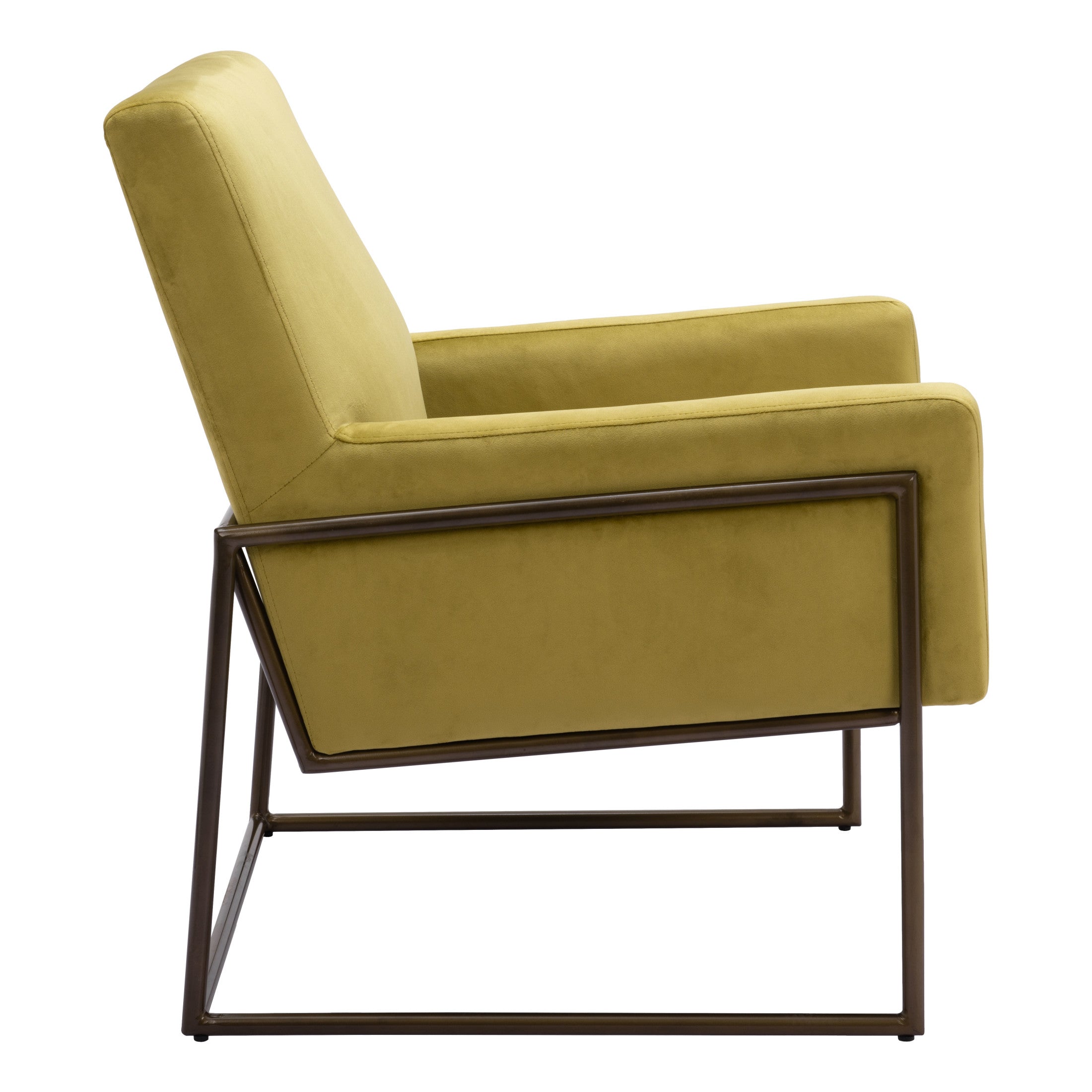 New York Accent Chair Olive Green