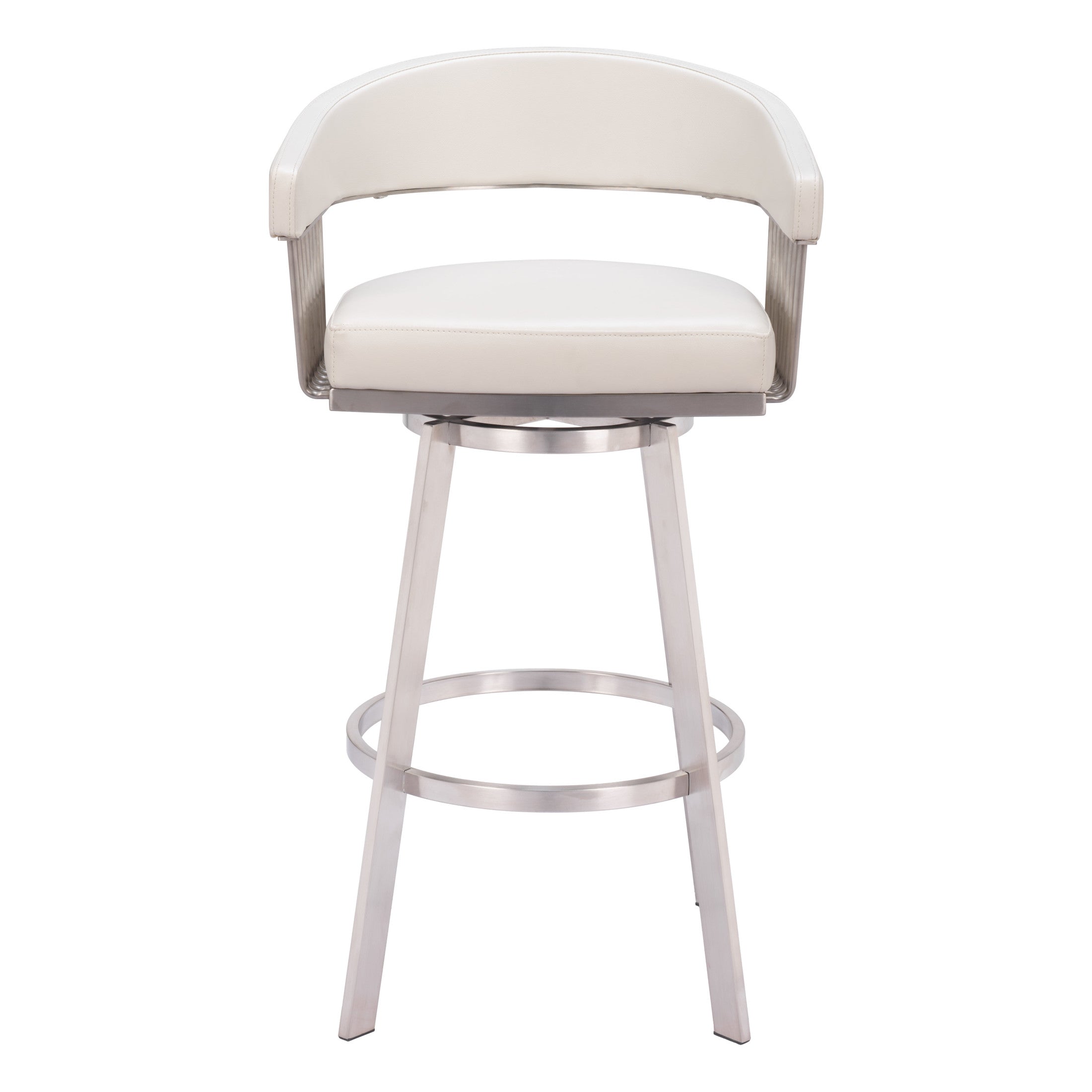 Bantry Swivel Barstool White