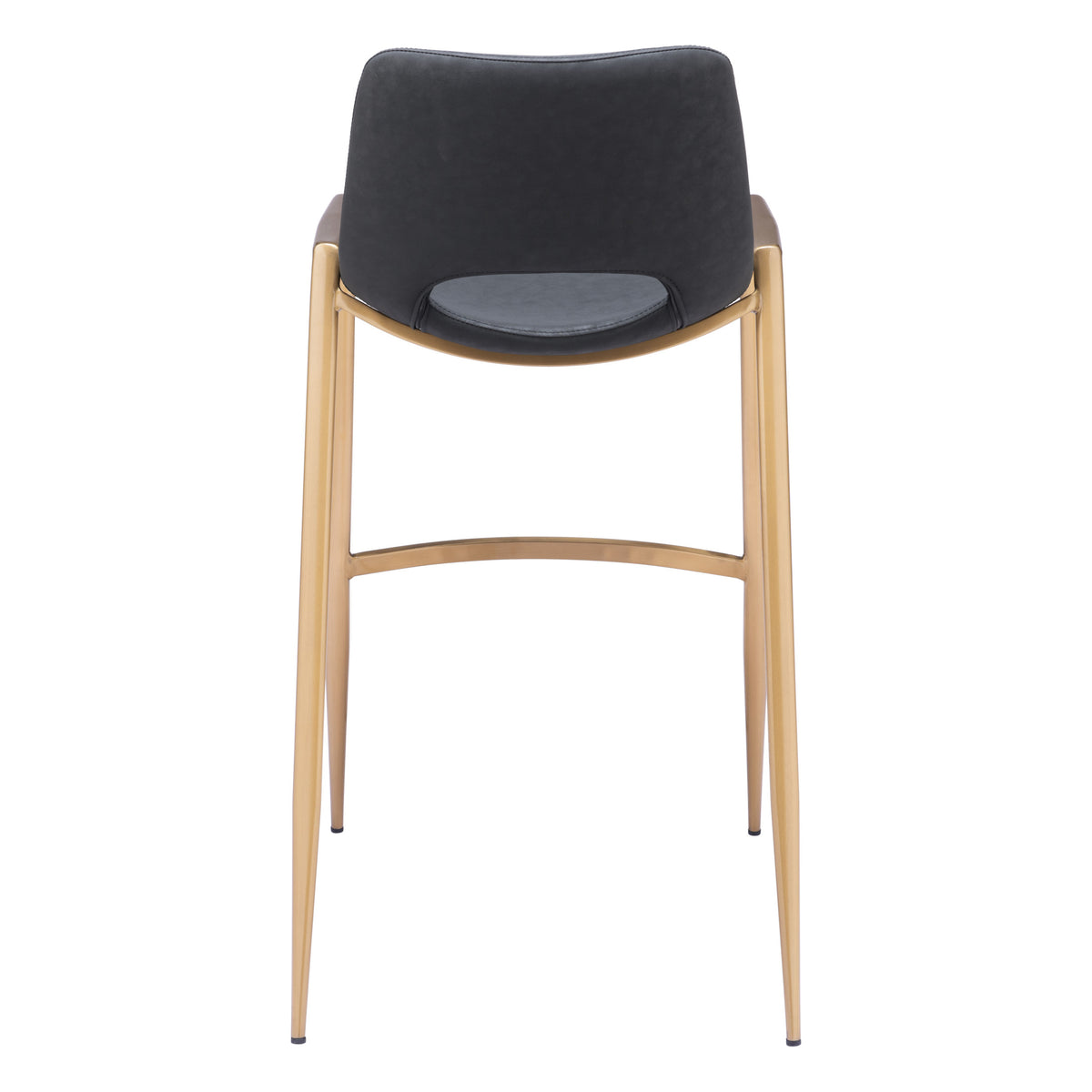 Desi Barstool (Set of 2) Black & Gold