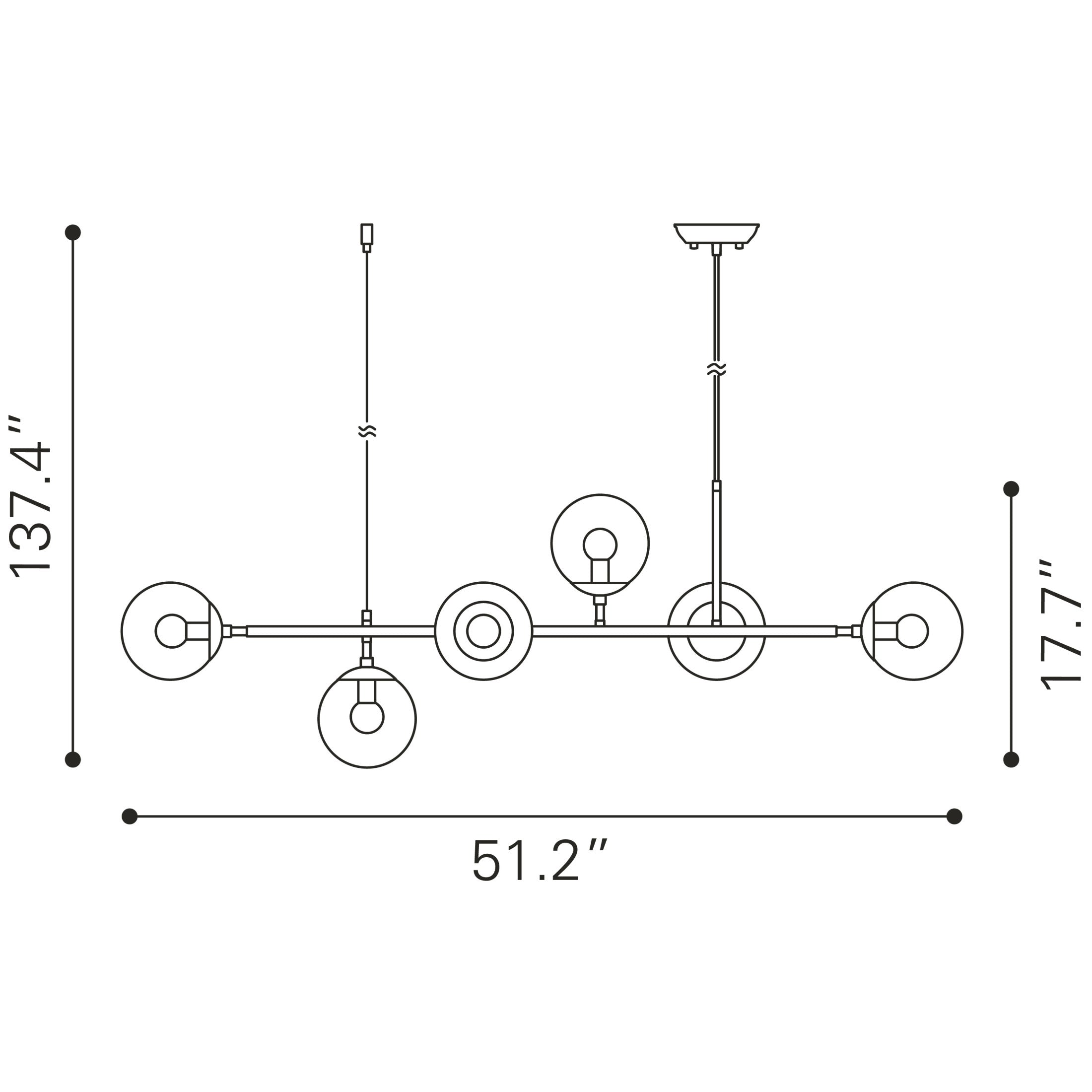 Gisela Ceiling Lamp Brass