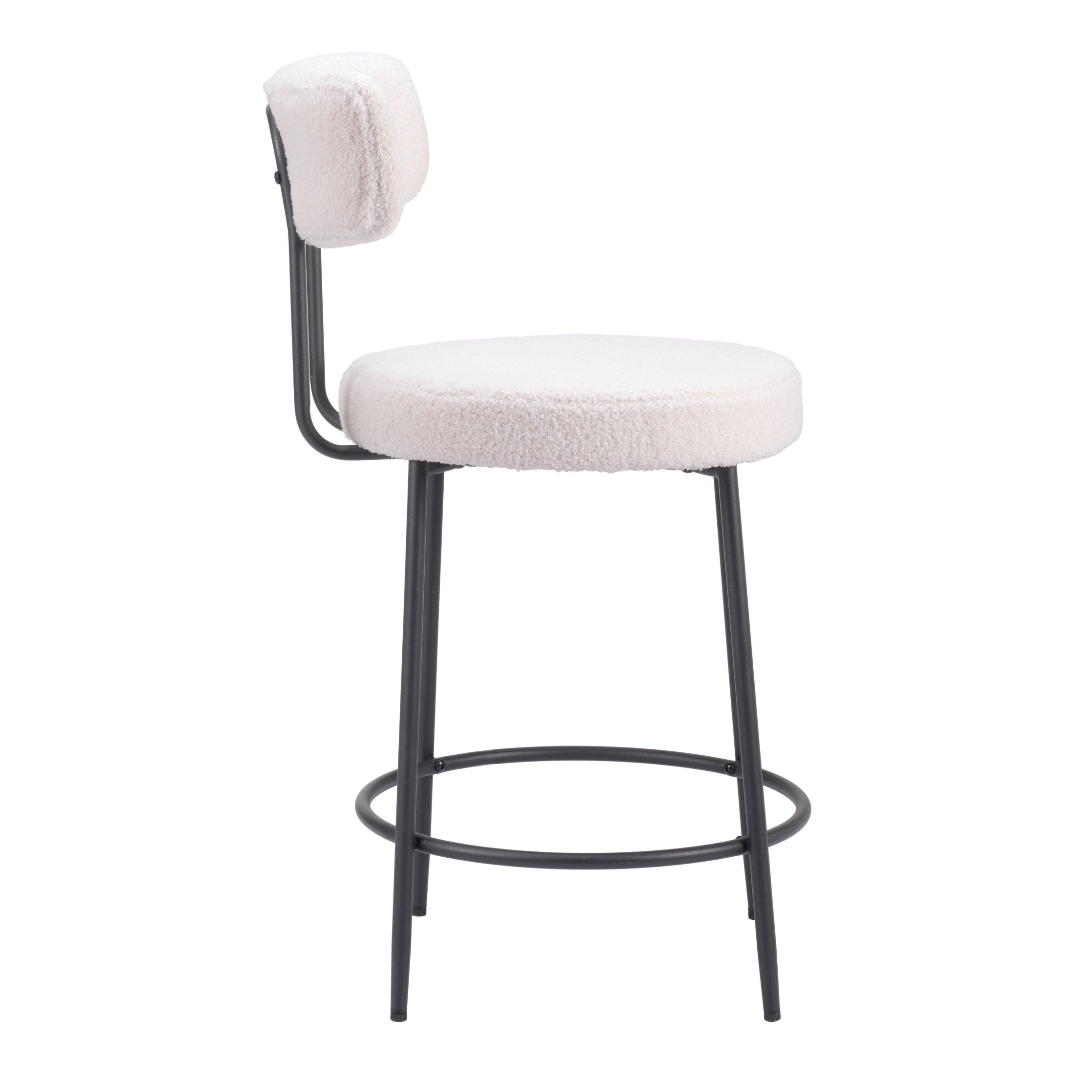 Blanca Counter Stool (Set of 2) Ivory