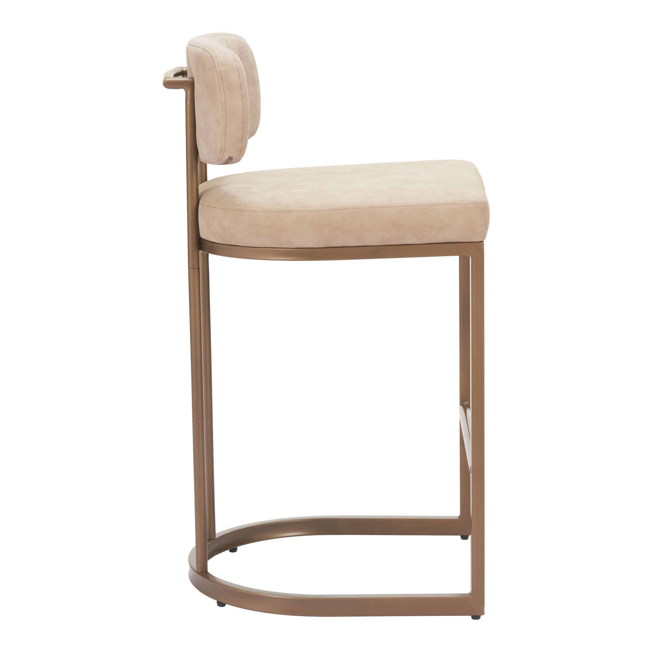 Velar Counter Stool (Set of 2) Beige