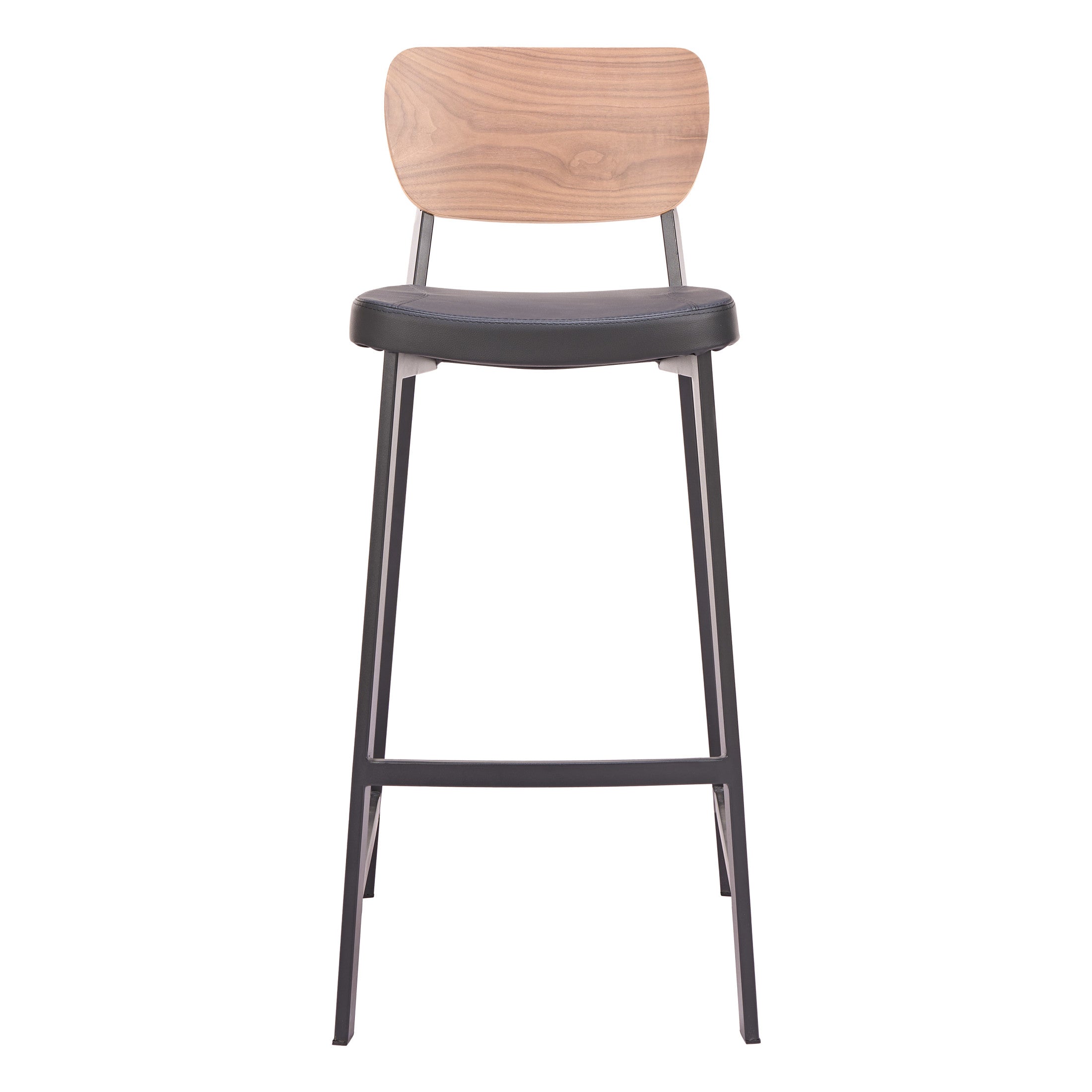 Ardenne Barstool (Set of 2) Black & Brown