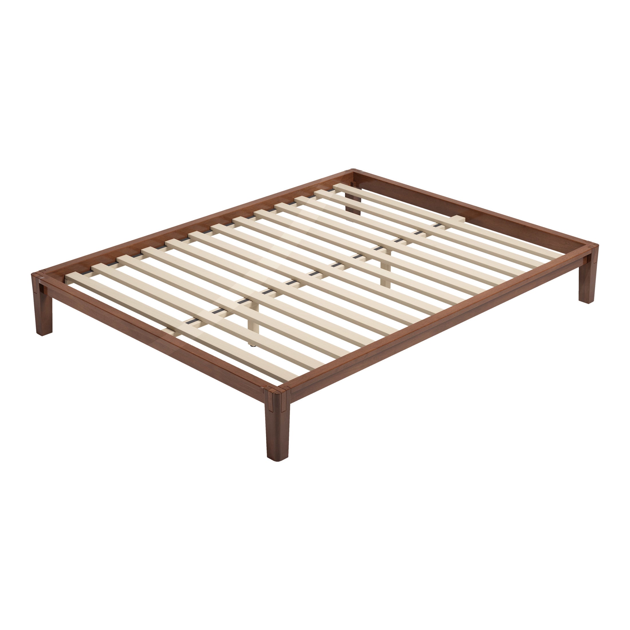 Luum Queen Platform Bed Frame Walnut