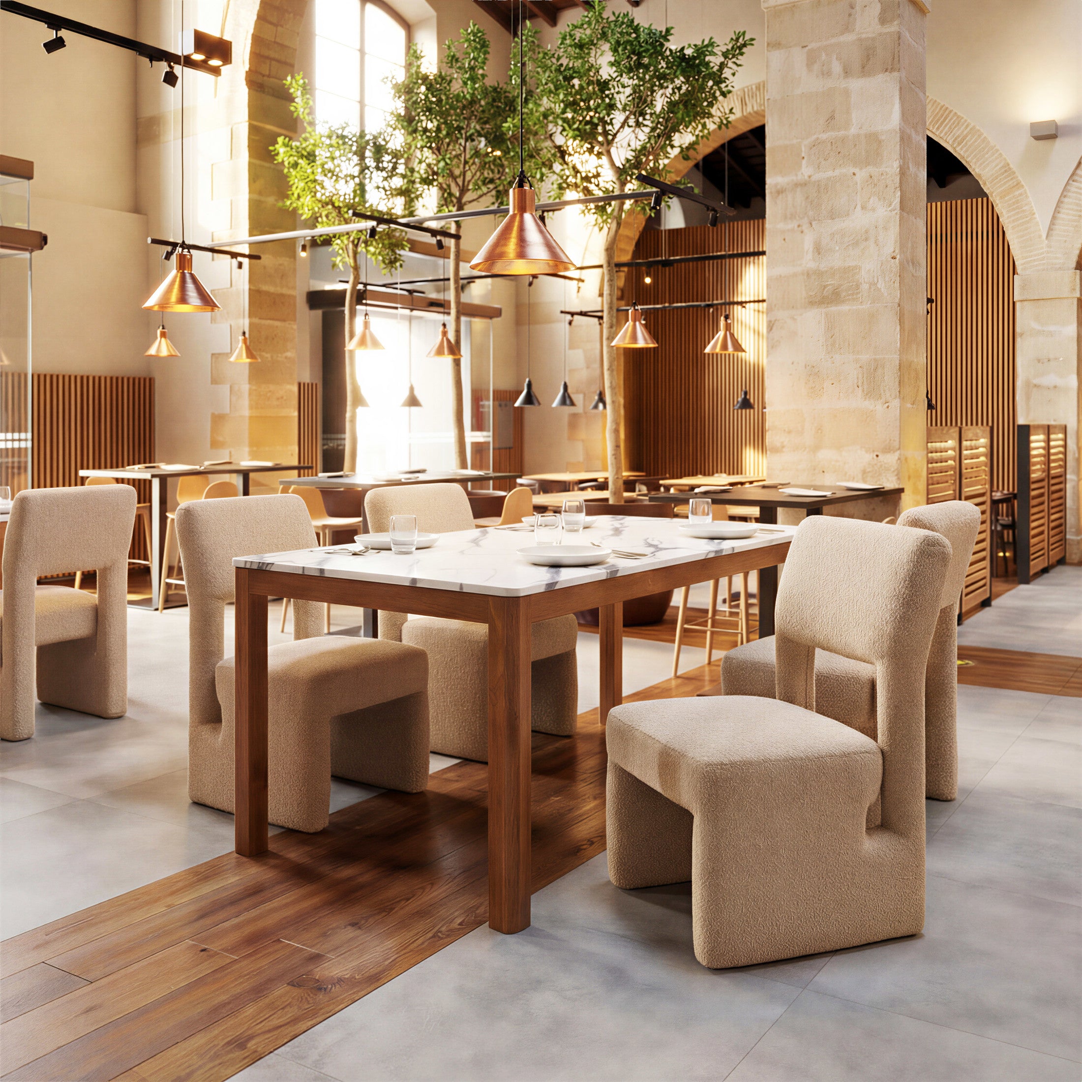 Jemy Dining Table White
