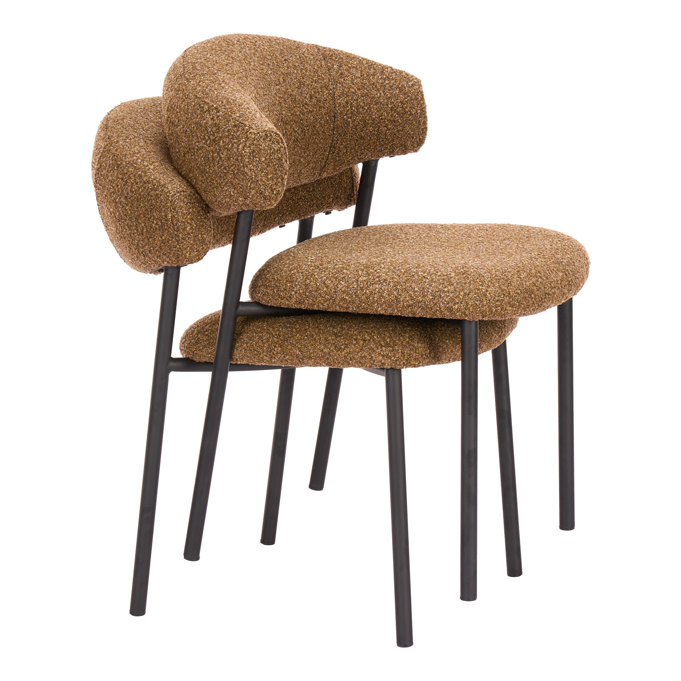 Seville Dining Chair (Set of 2) Brown Cork