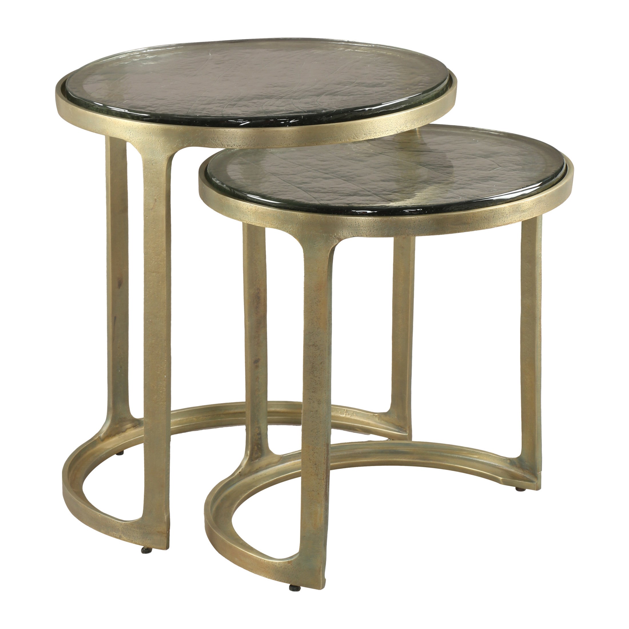 Tessa Nesting Tables (2-Piece) Brass