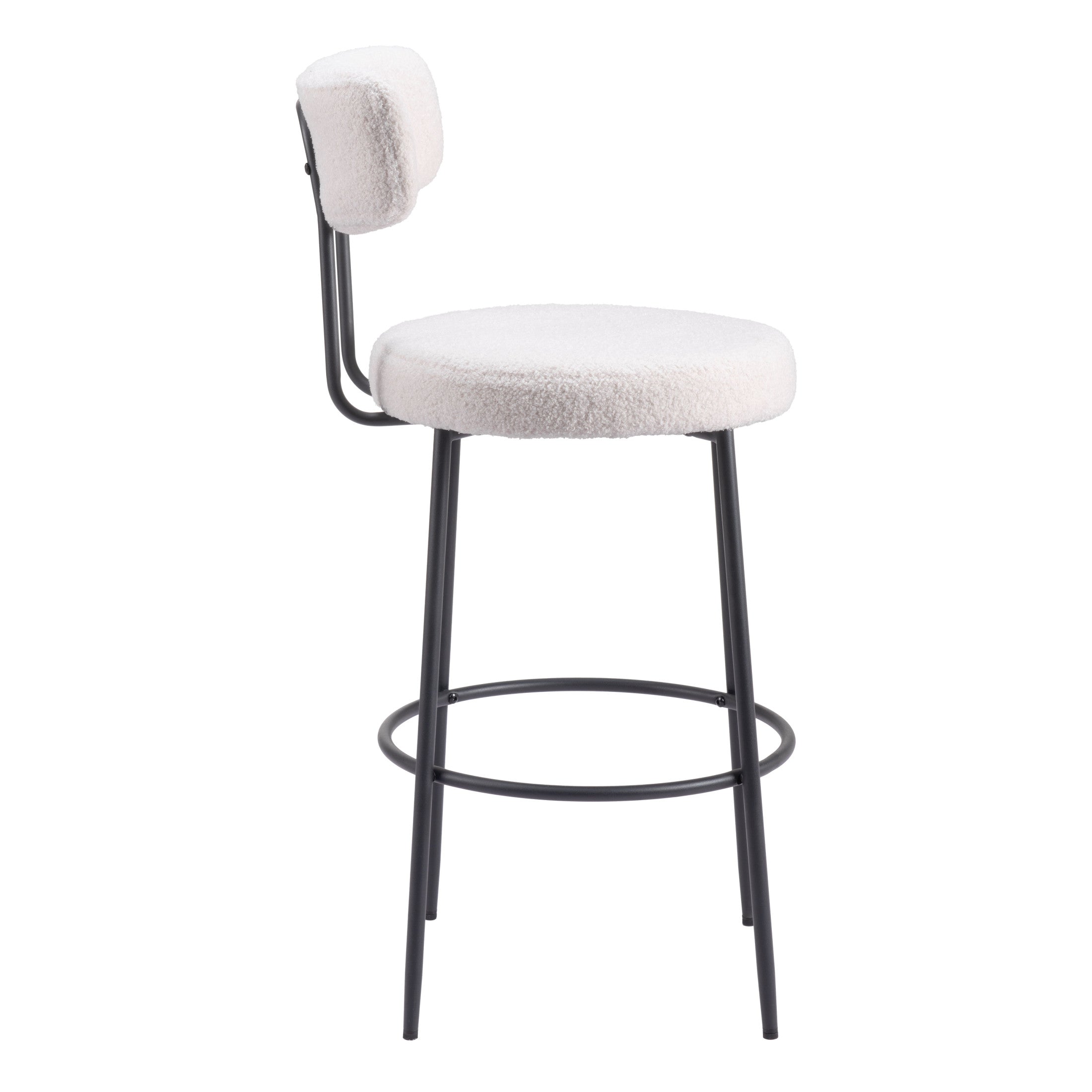 Blanca Barstool (Set of 2) Ivory