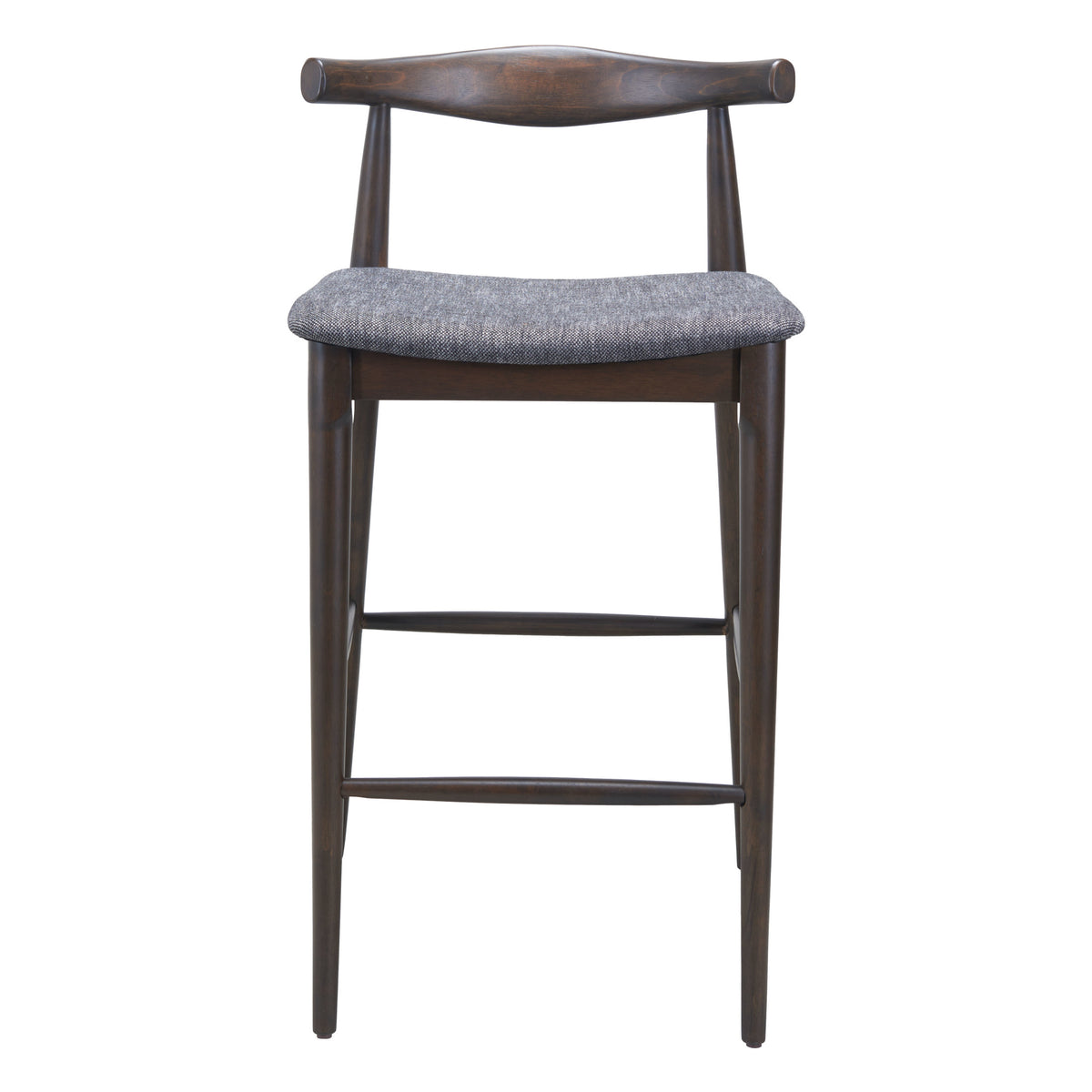 Tuzka Barstool (Set of 2) Gray & Espresso