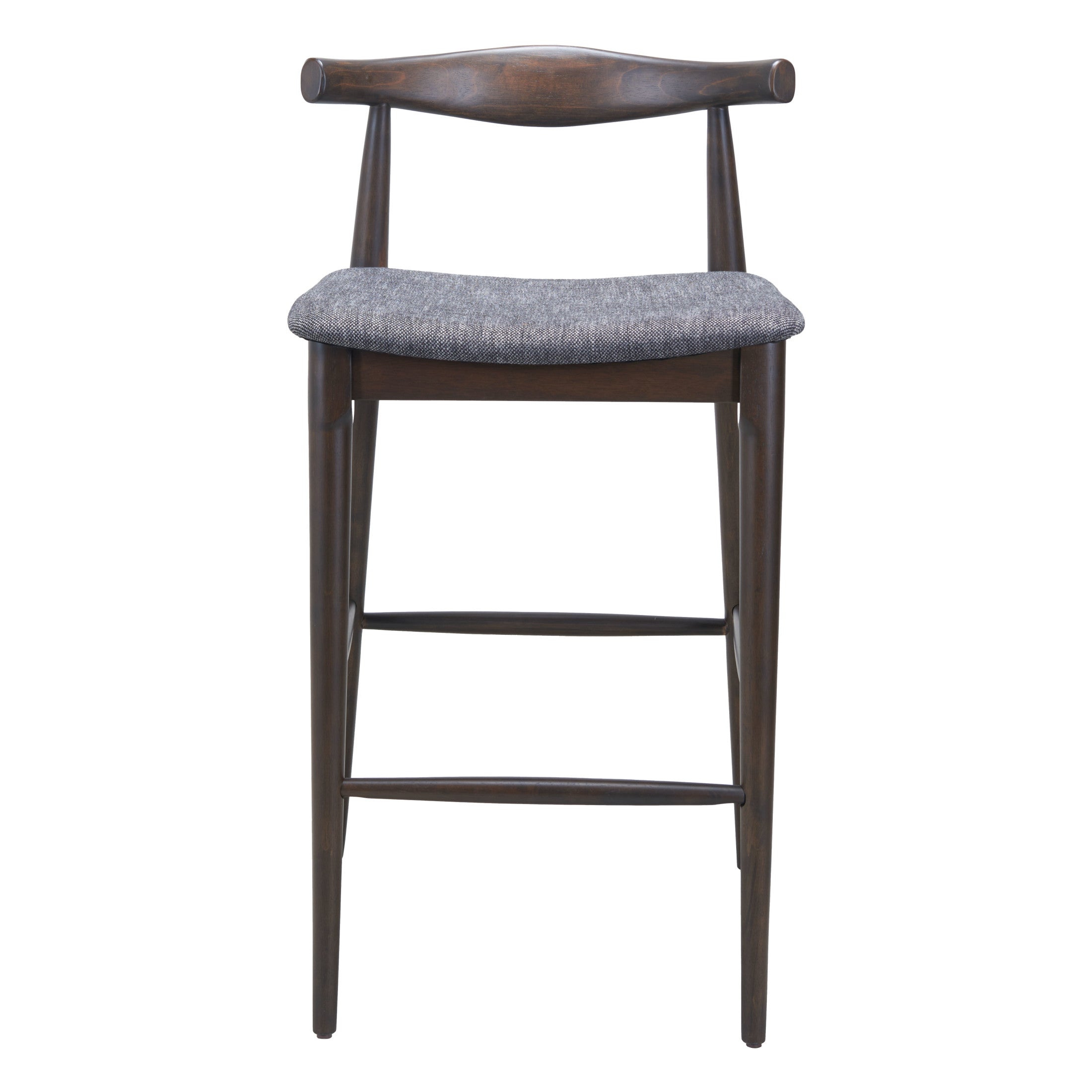 Tuzka Barstool (Set of 2) Gray & Espresso