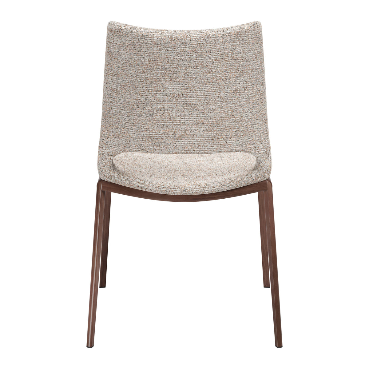 Ace Dining Chair (Set of 2) Beige & Walnut