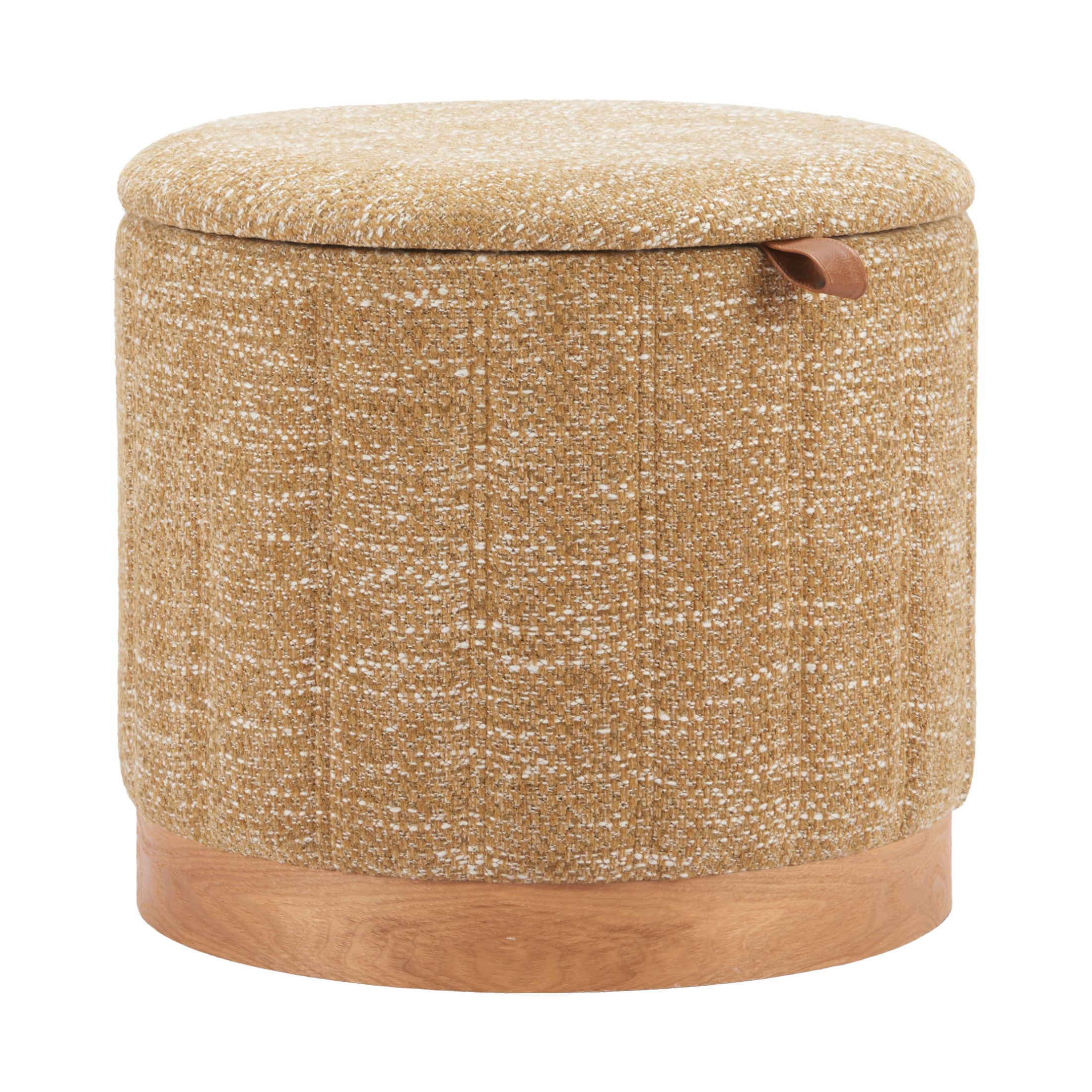 Fije Storage Ottoman Oat Yellow