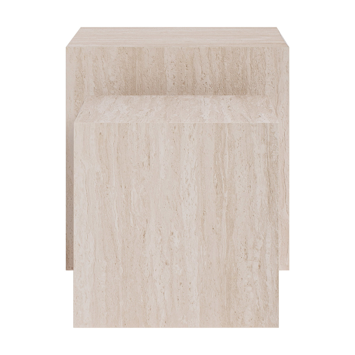 Cambro Coffee Table Set (2-Piece) Stone Beige
