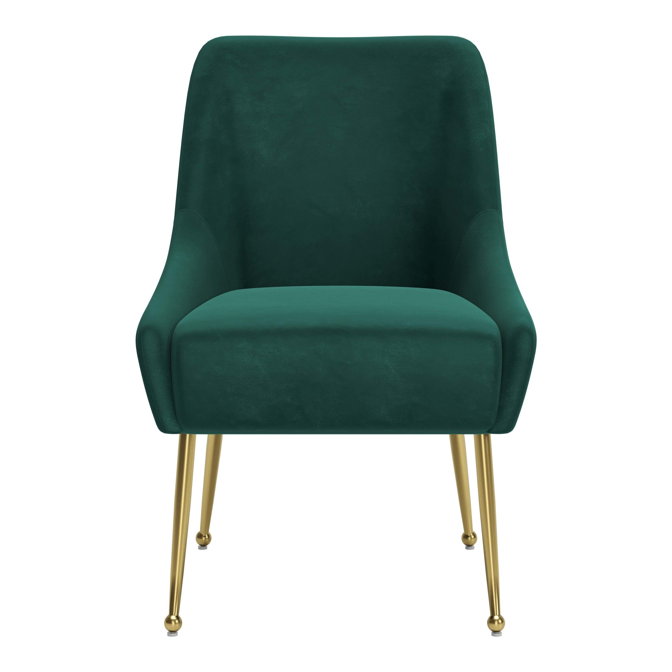 Maxine Dining Chair Green & Gold
