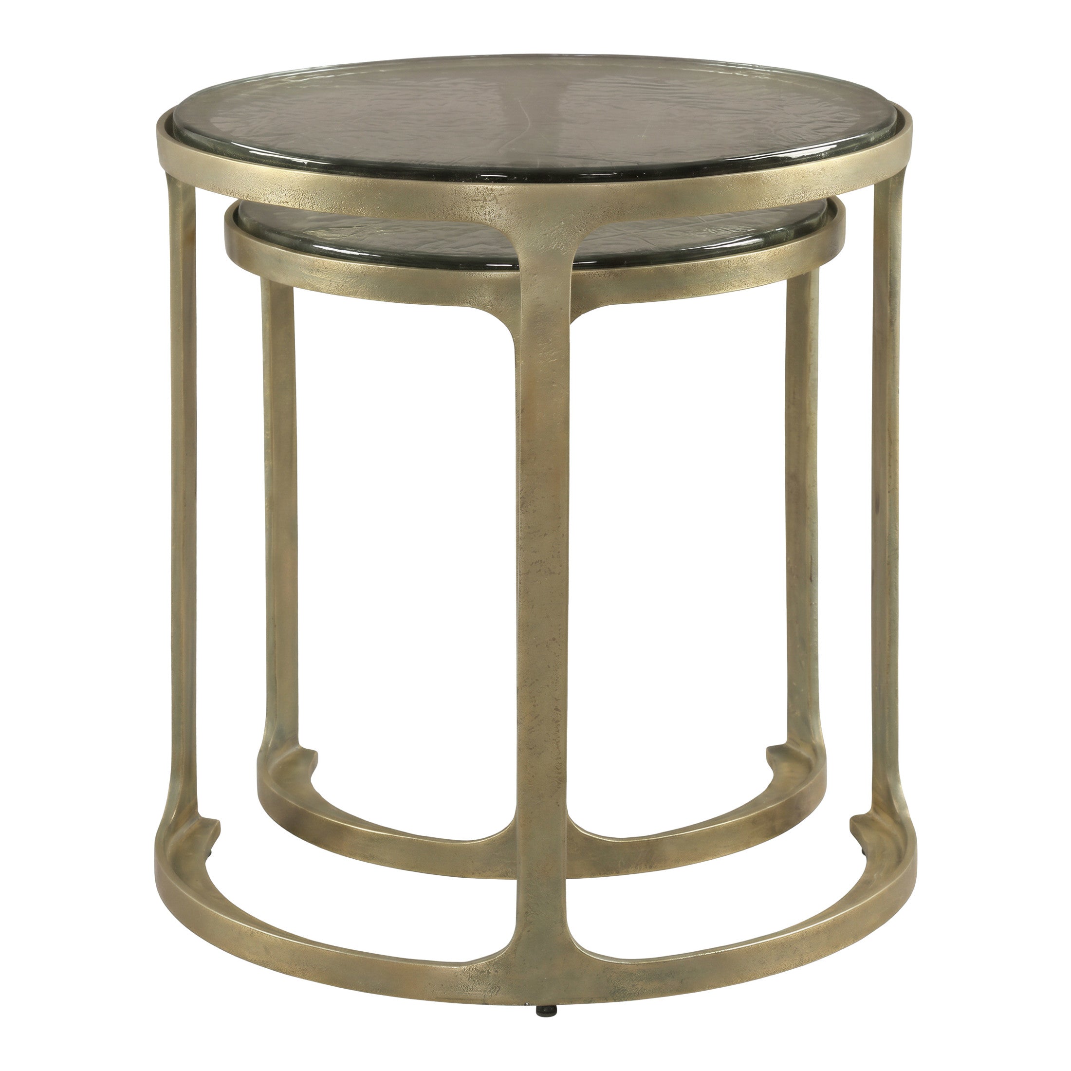 Tessa Nesting Tables (2-Piece) Brass