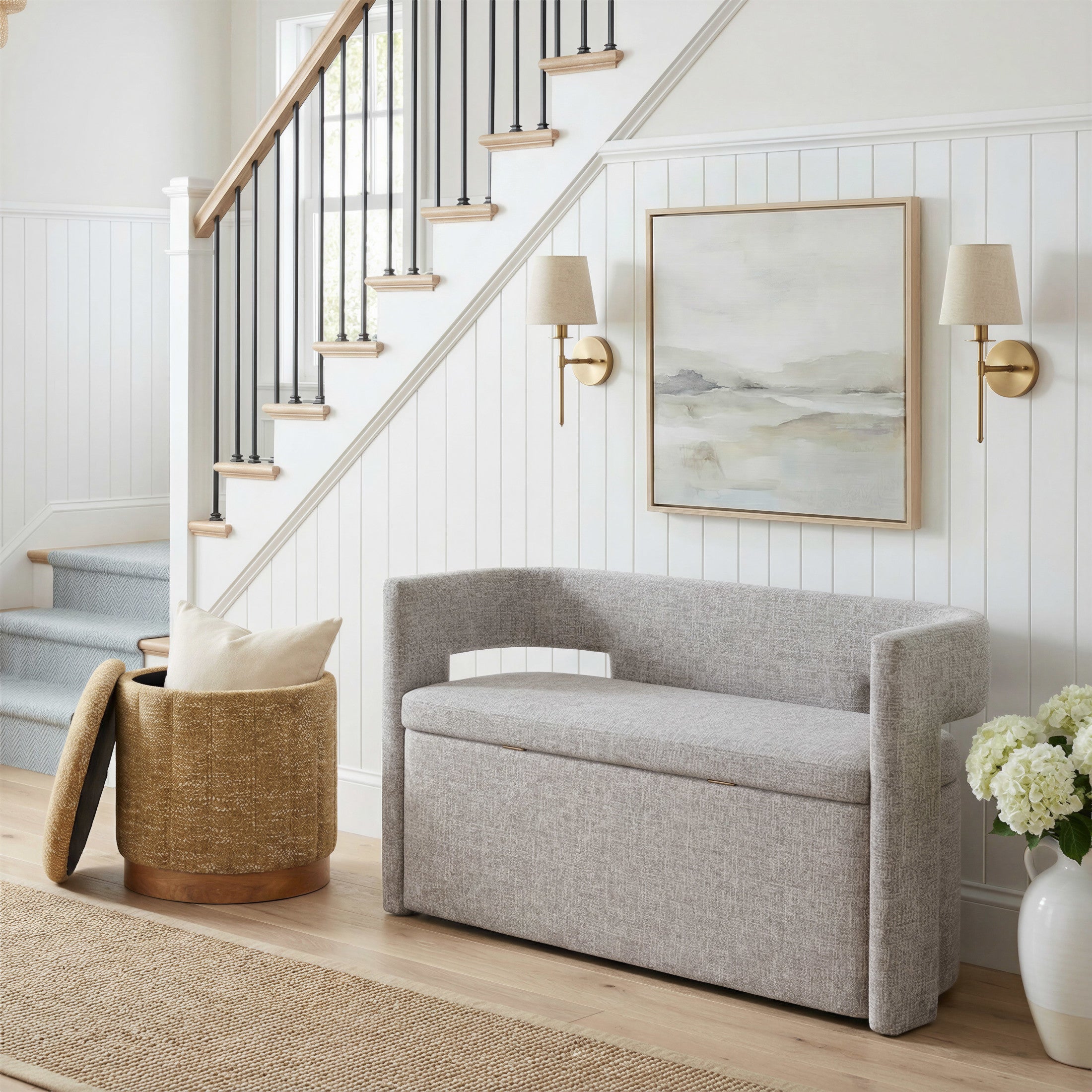 Papua Storage Bench Gray