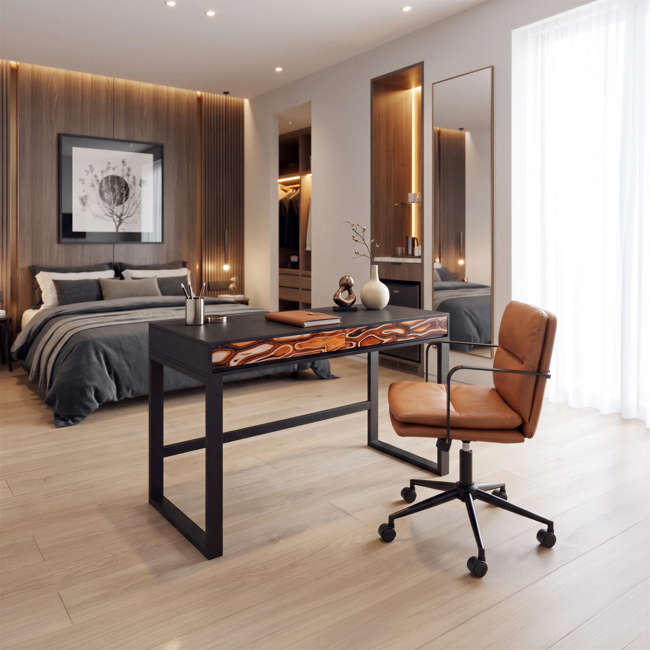 Birao Office Chair Brown