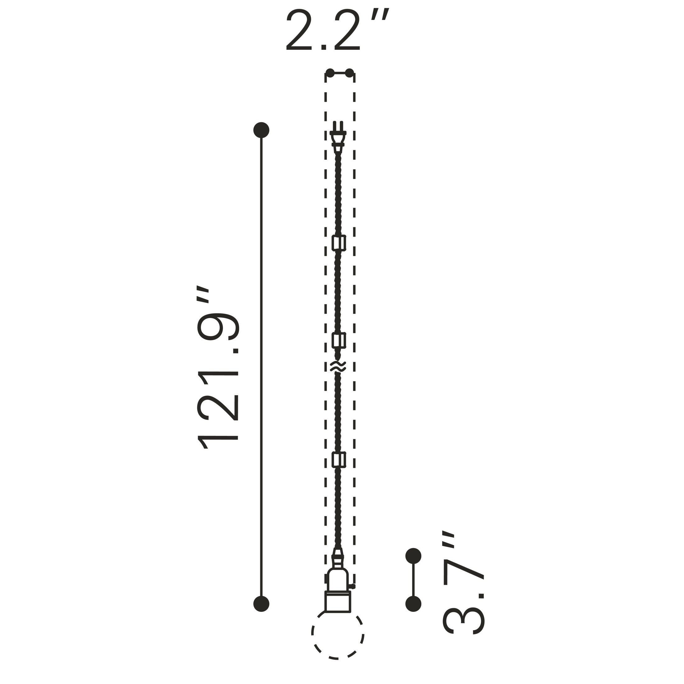 Molly Ceiling Lamp Black