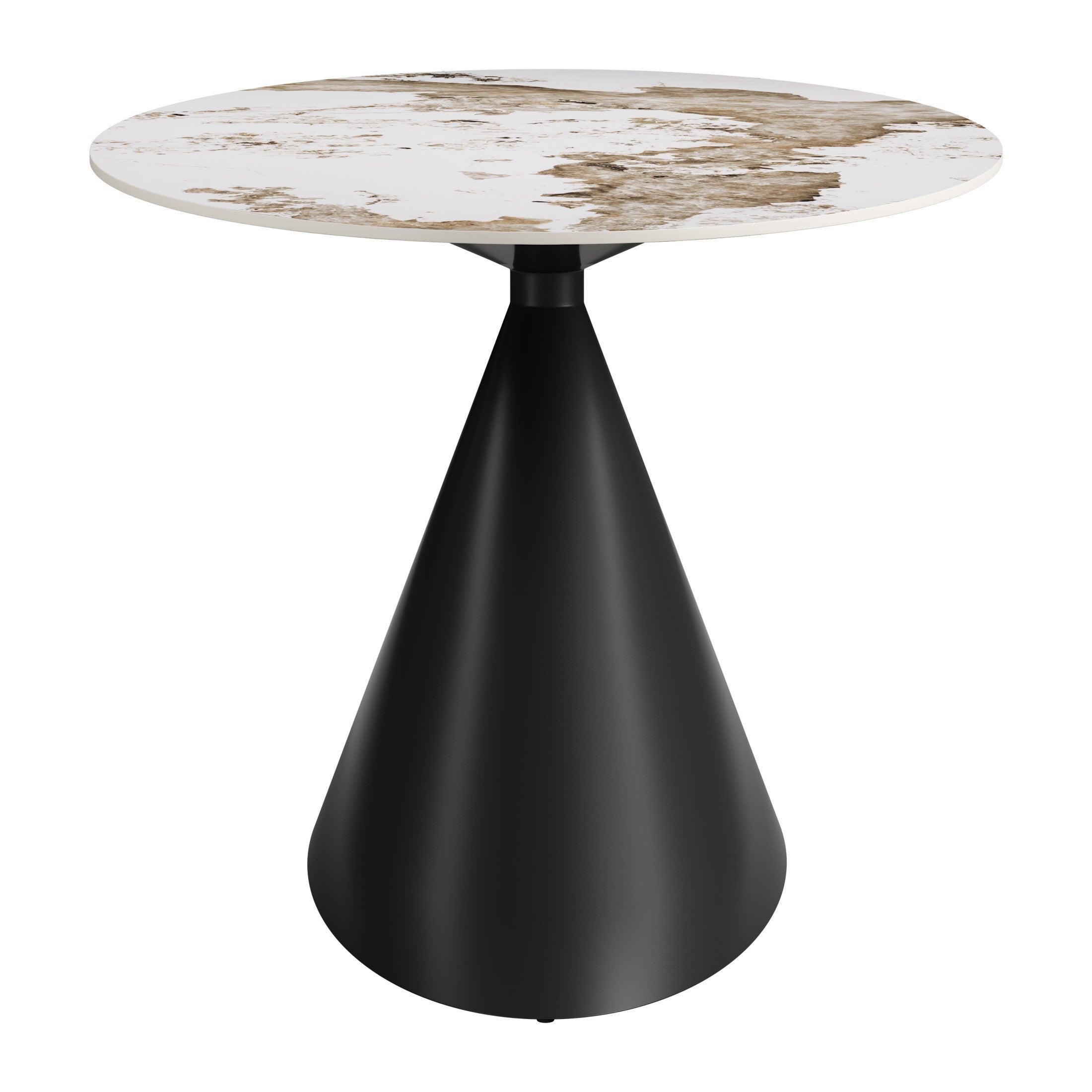 Armana Dining Table White & Brown