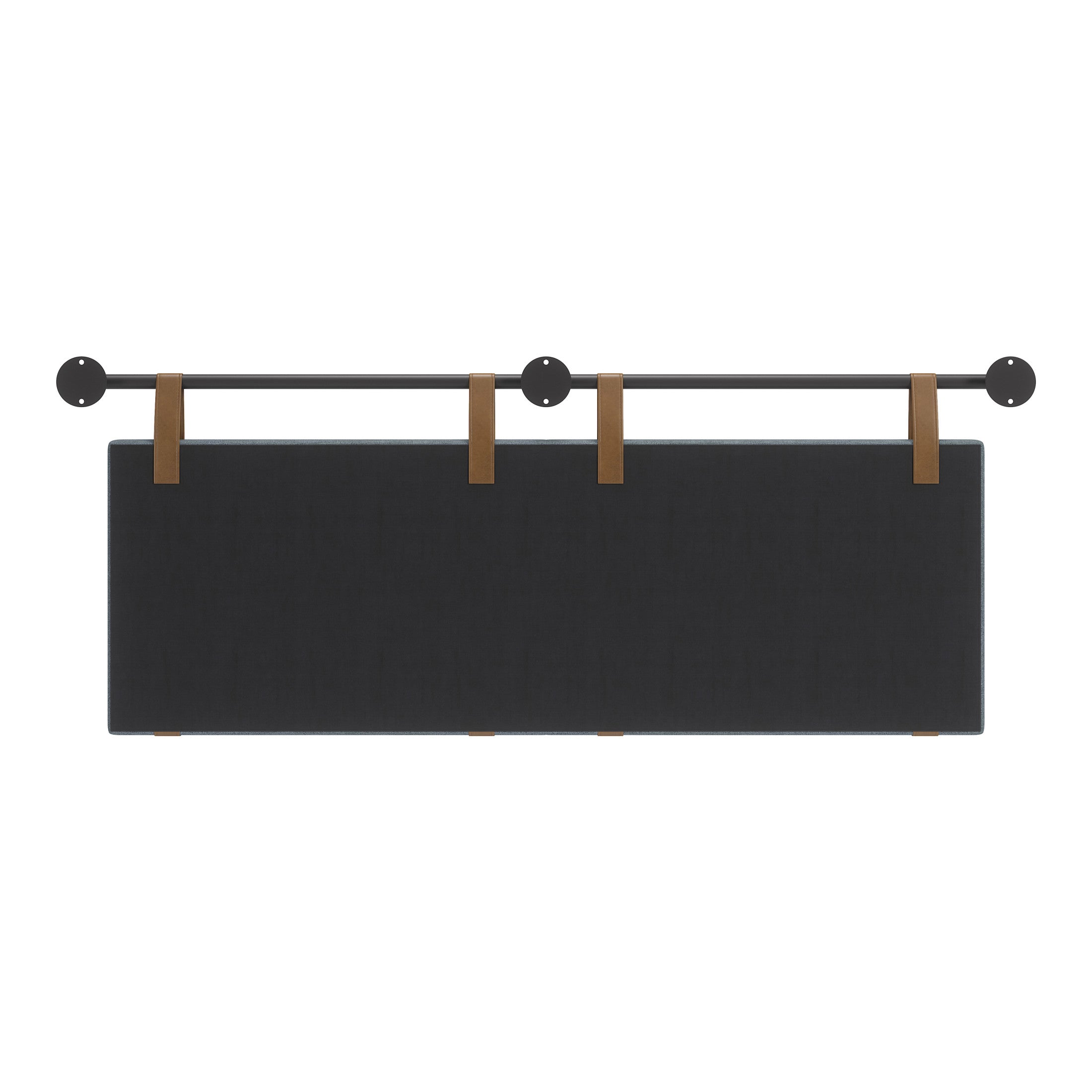 Zeva Floating Queen Headboard Gray
