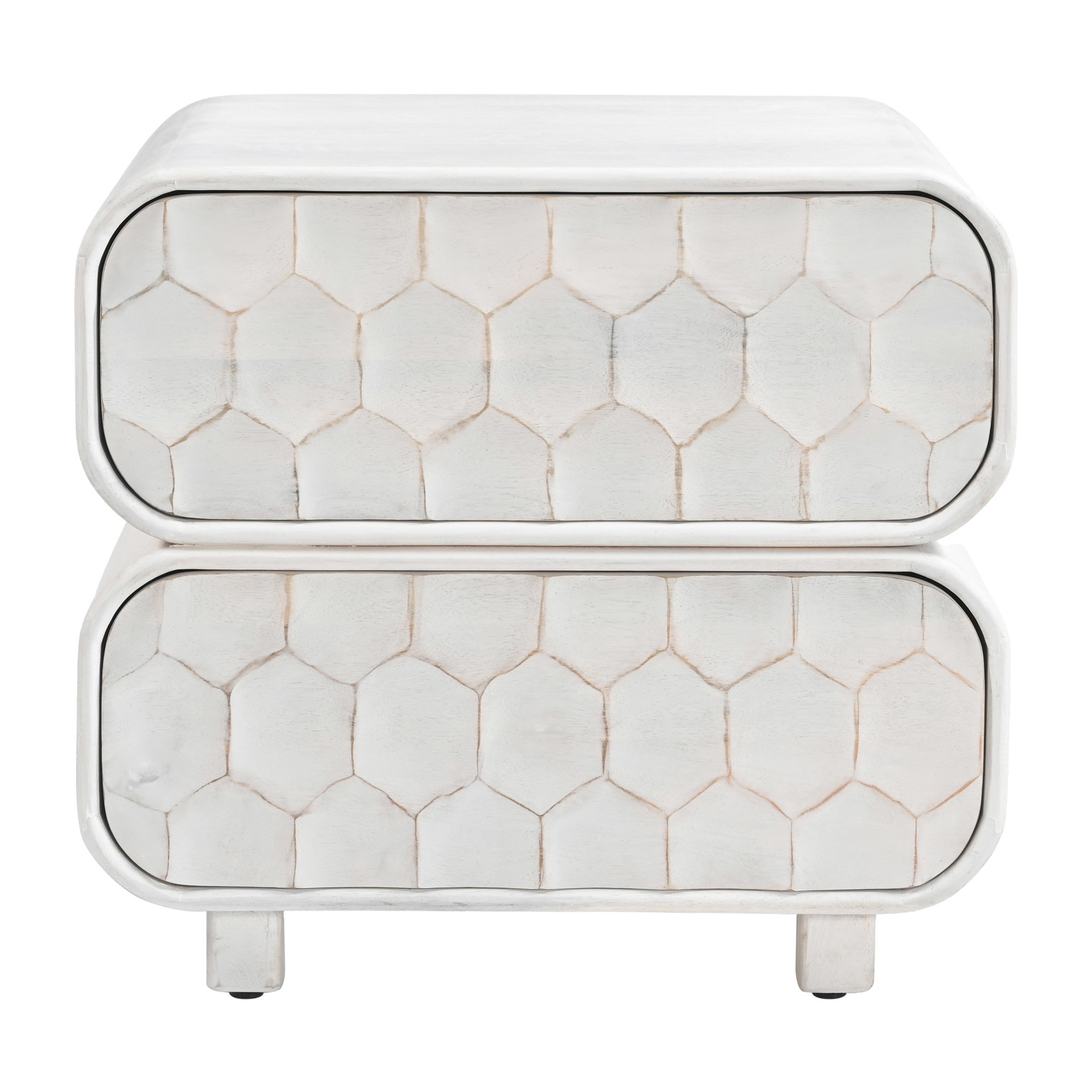 Miro Nightstand Whitewashed