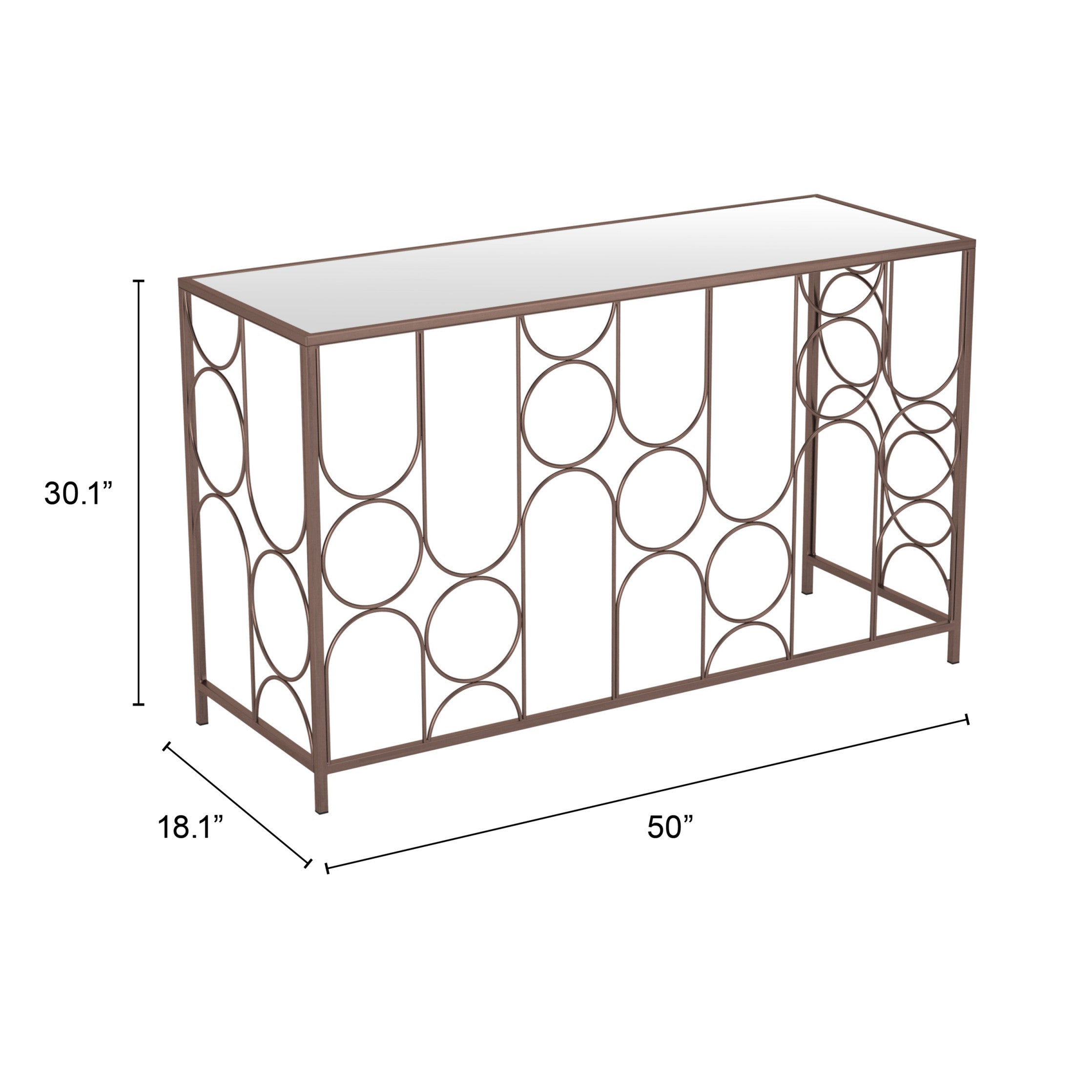 Convale Console Table Bronze