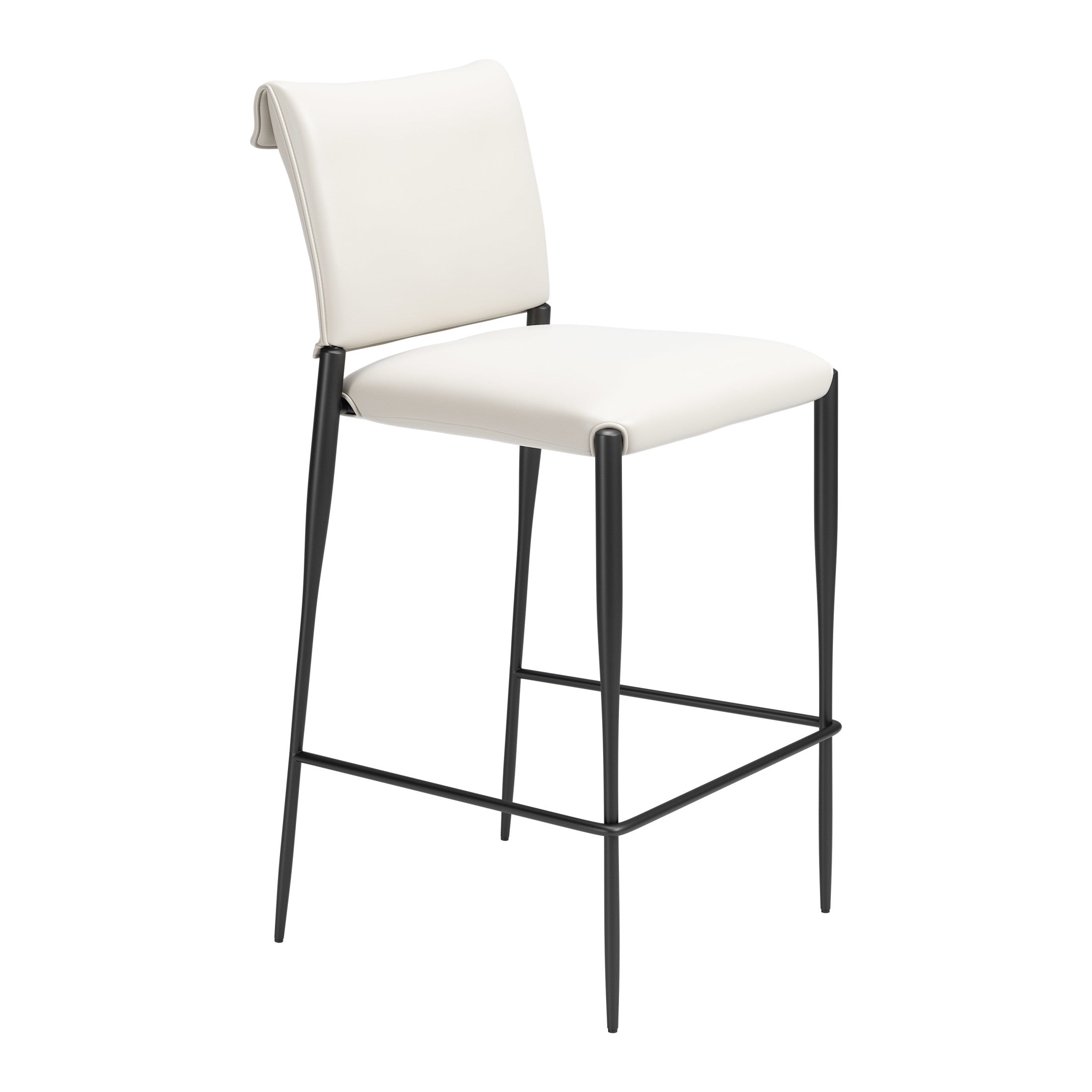 Freesia Barstool (Set of 2) White