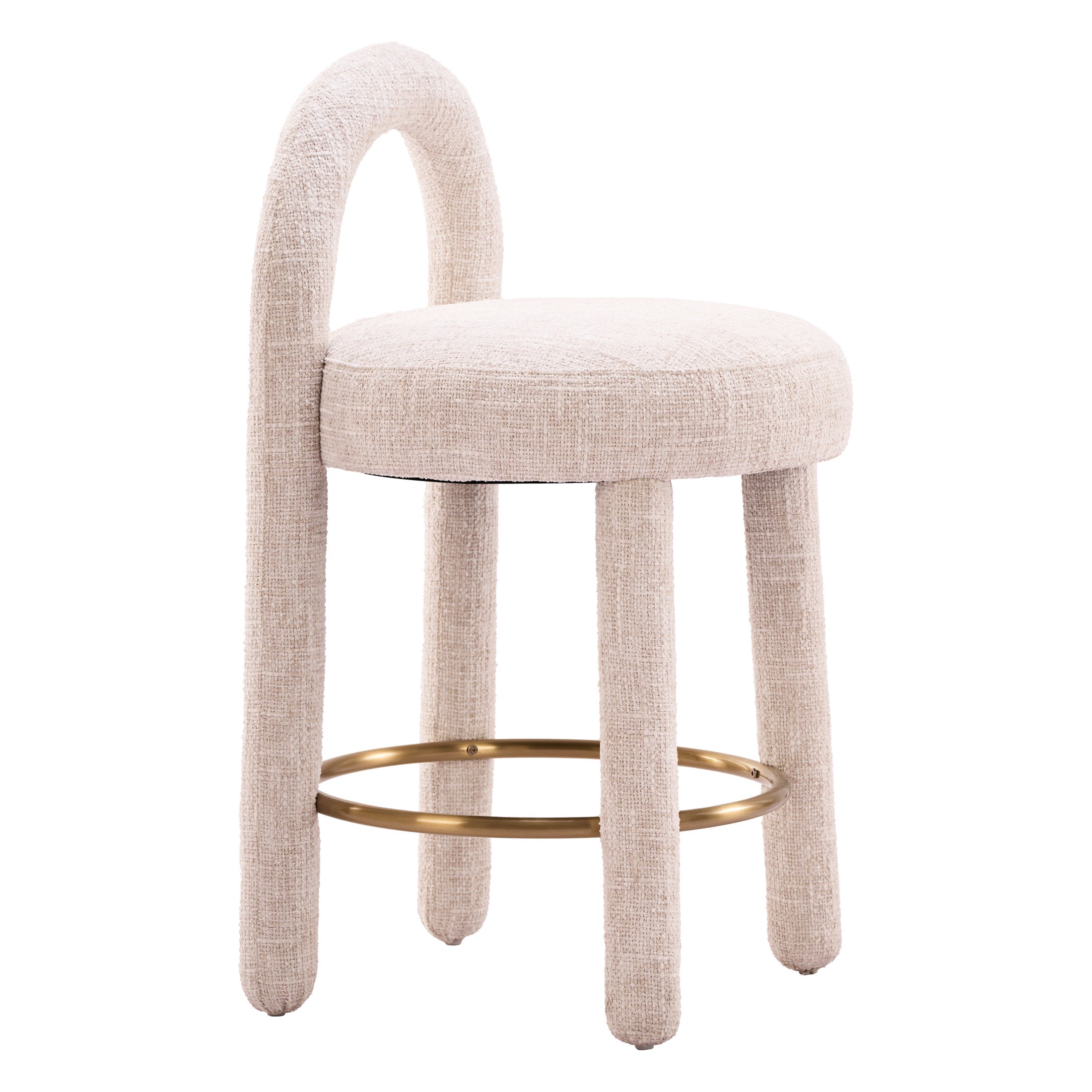 Curco Counter Stool (Set of 2) Beige