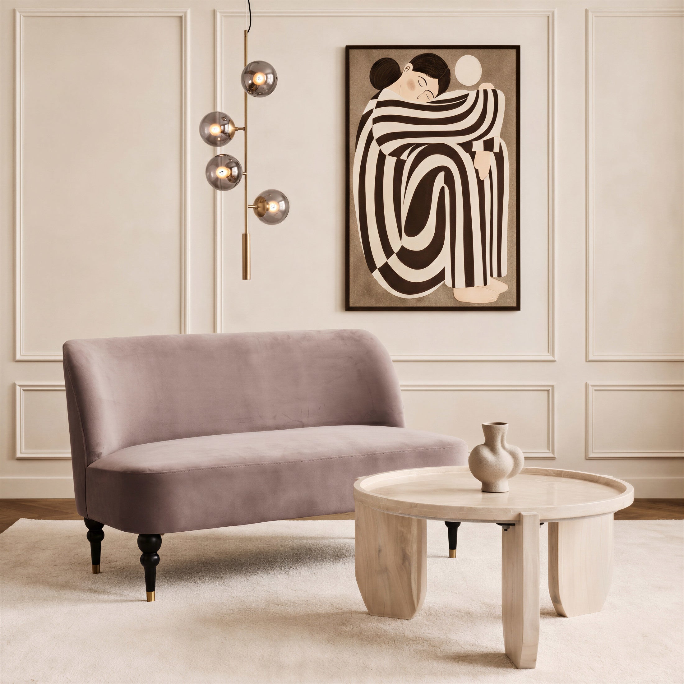 Bintulu Loveseat Taupe