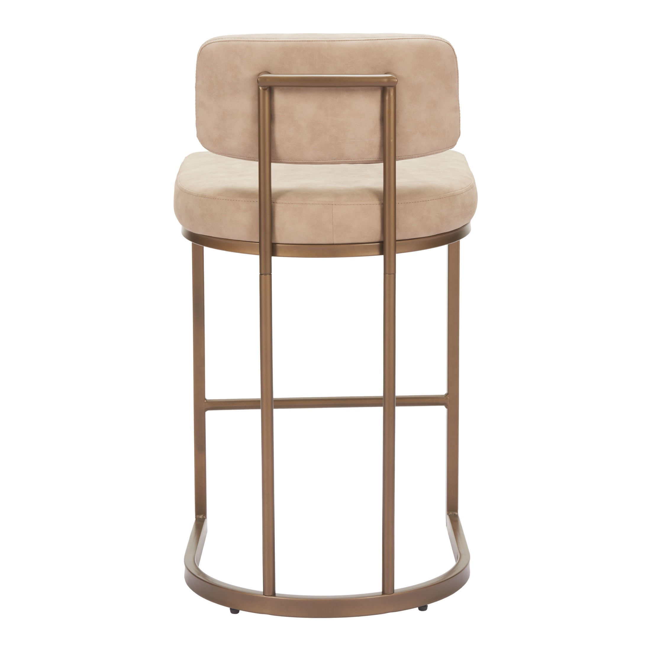 Velar Counter Stool (Set of 2) Beige