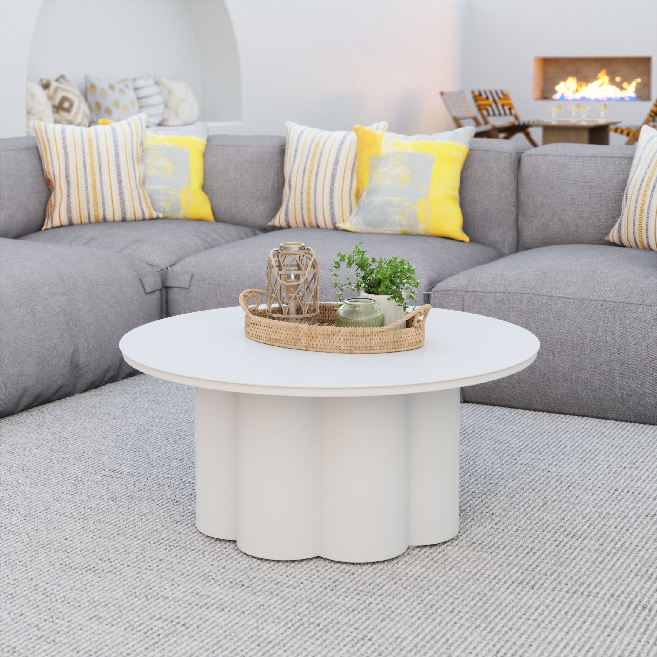 Palmier Coffee Table White