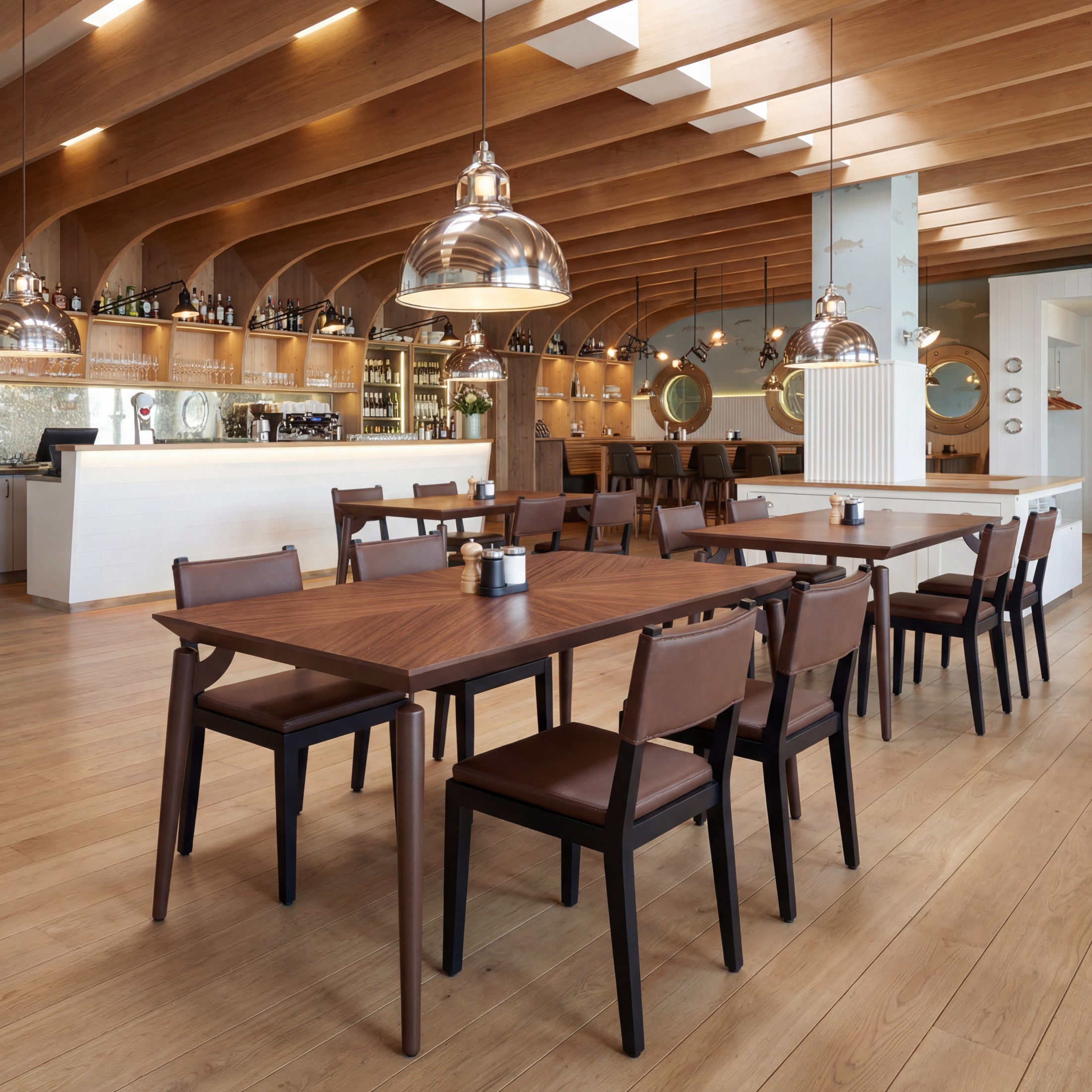 Plano Dining Table Brown