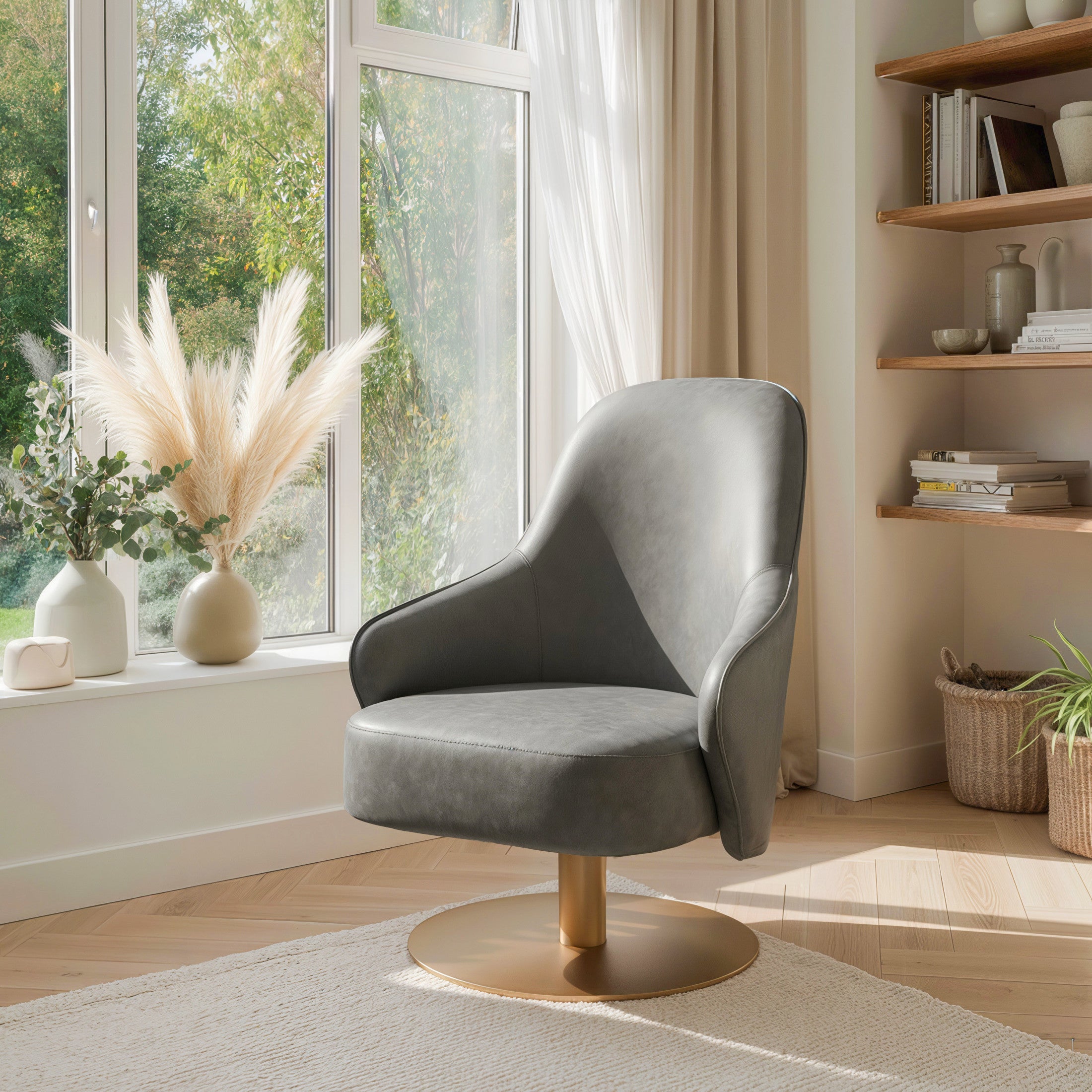 Withby Accent Chair Gray