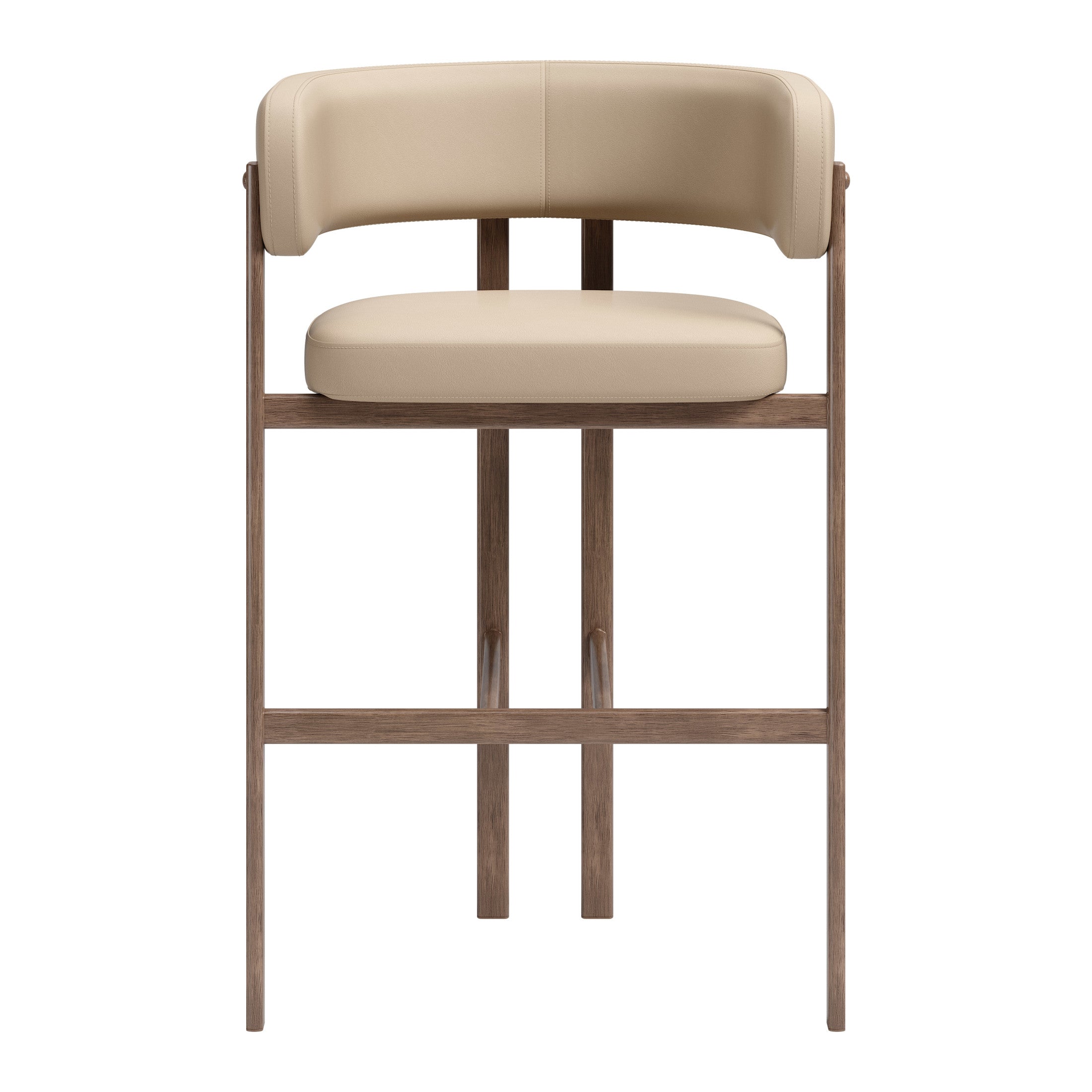 Ruge Barstool (Set of 2) Beige