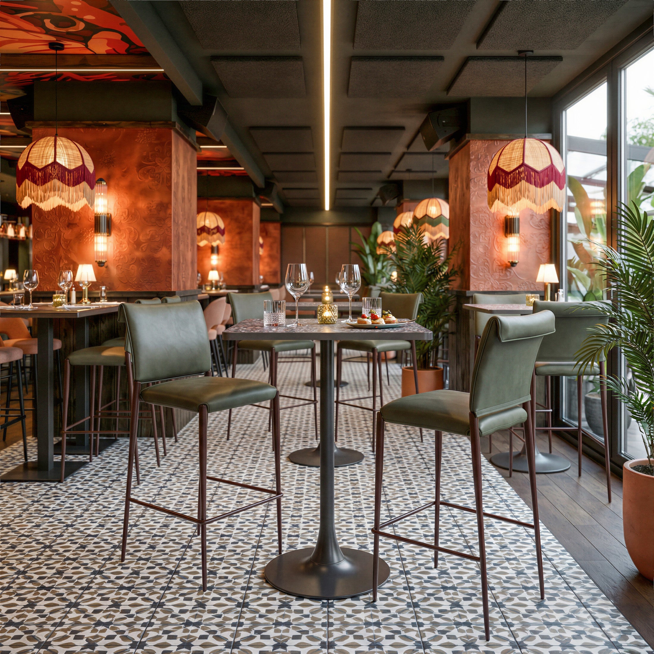 Spot Bar Table Black
