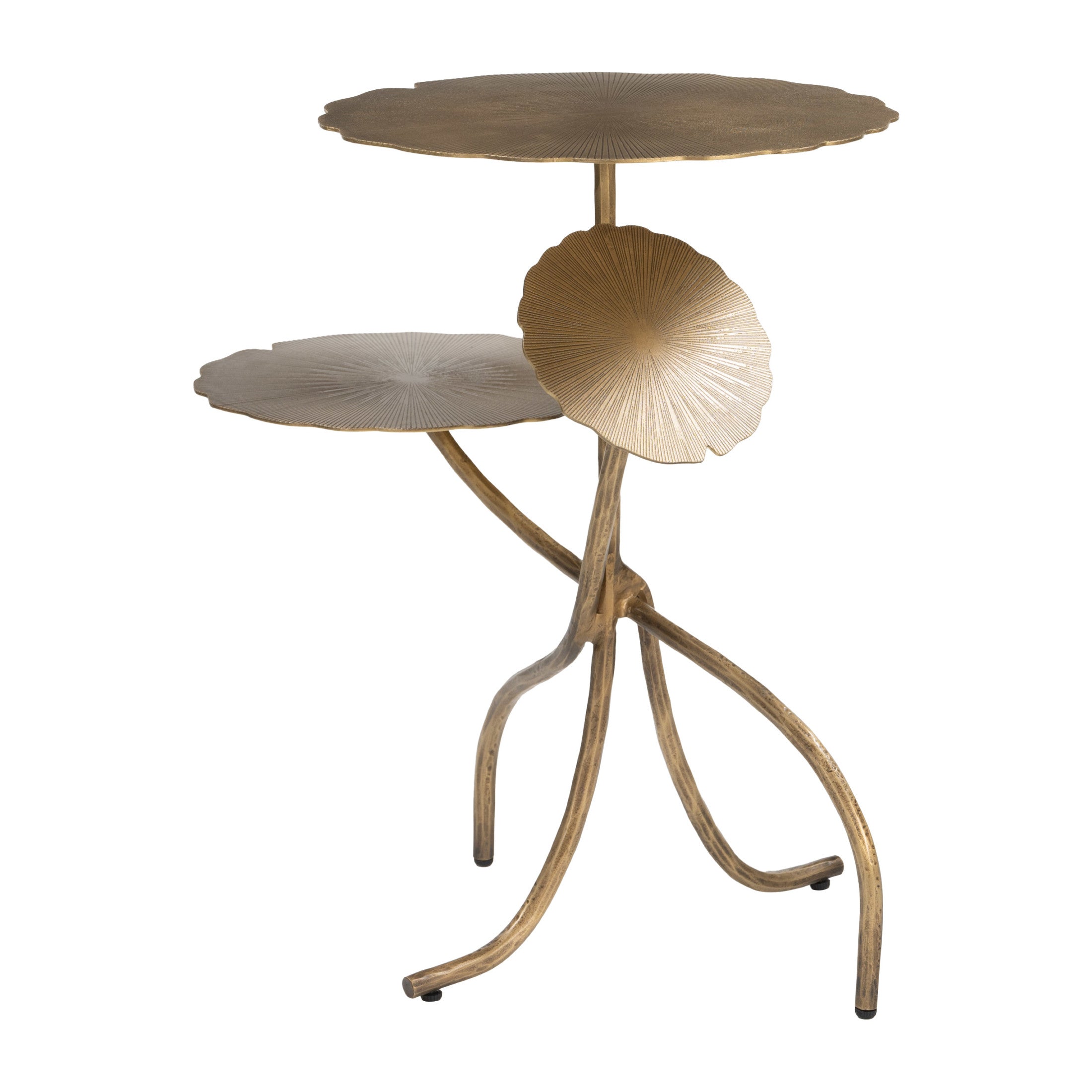 Mavro Accent Table Brass