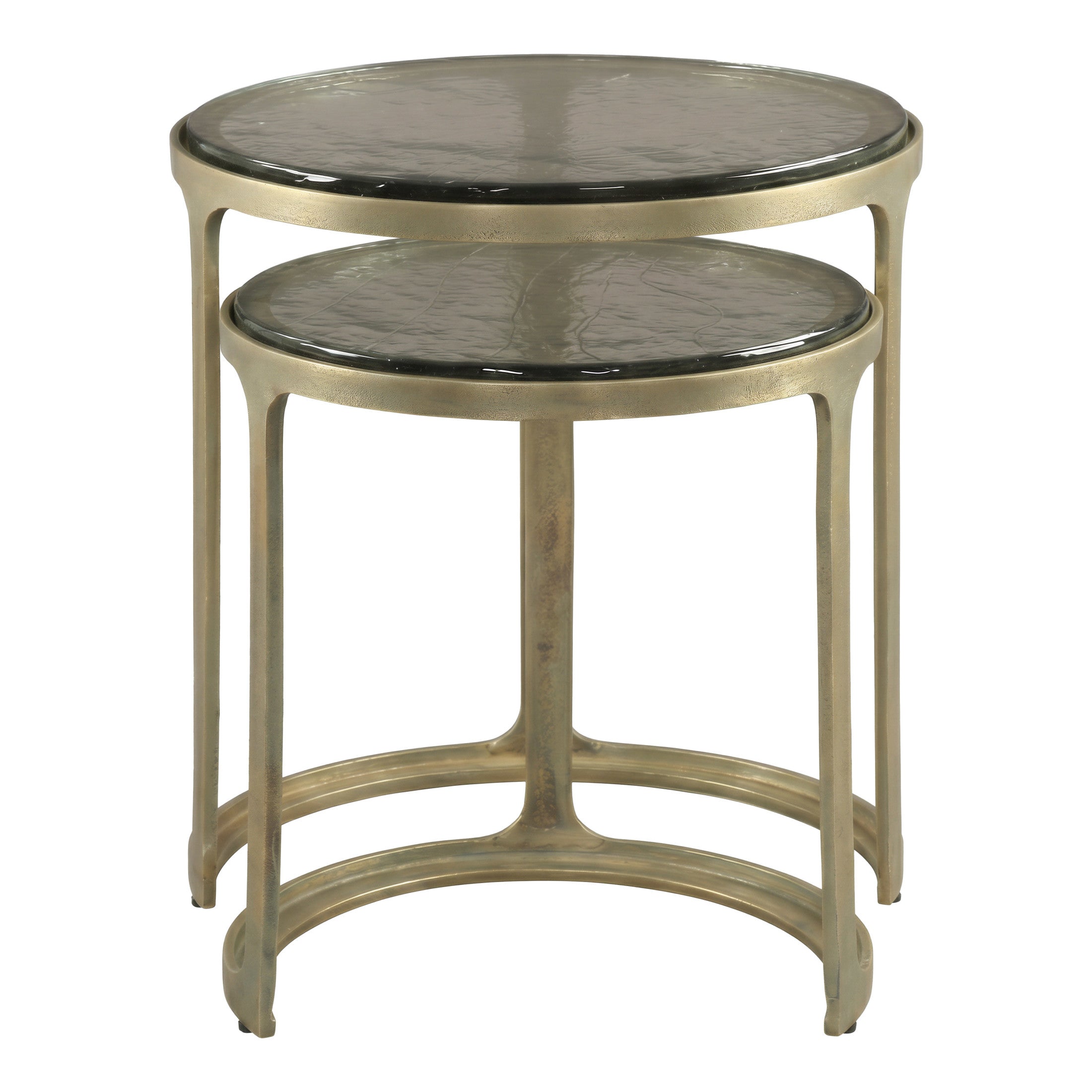 Tessa Nesting Tables (2-Piece) Brass