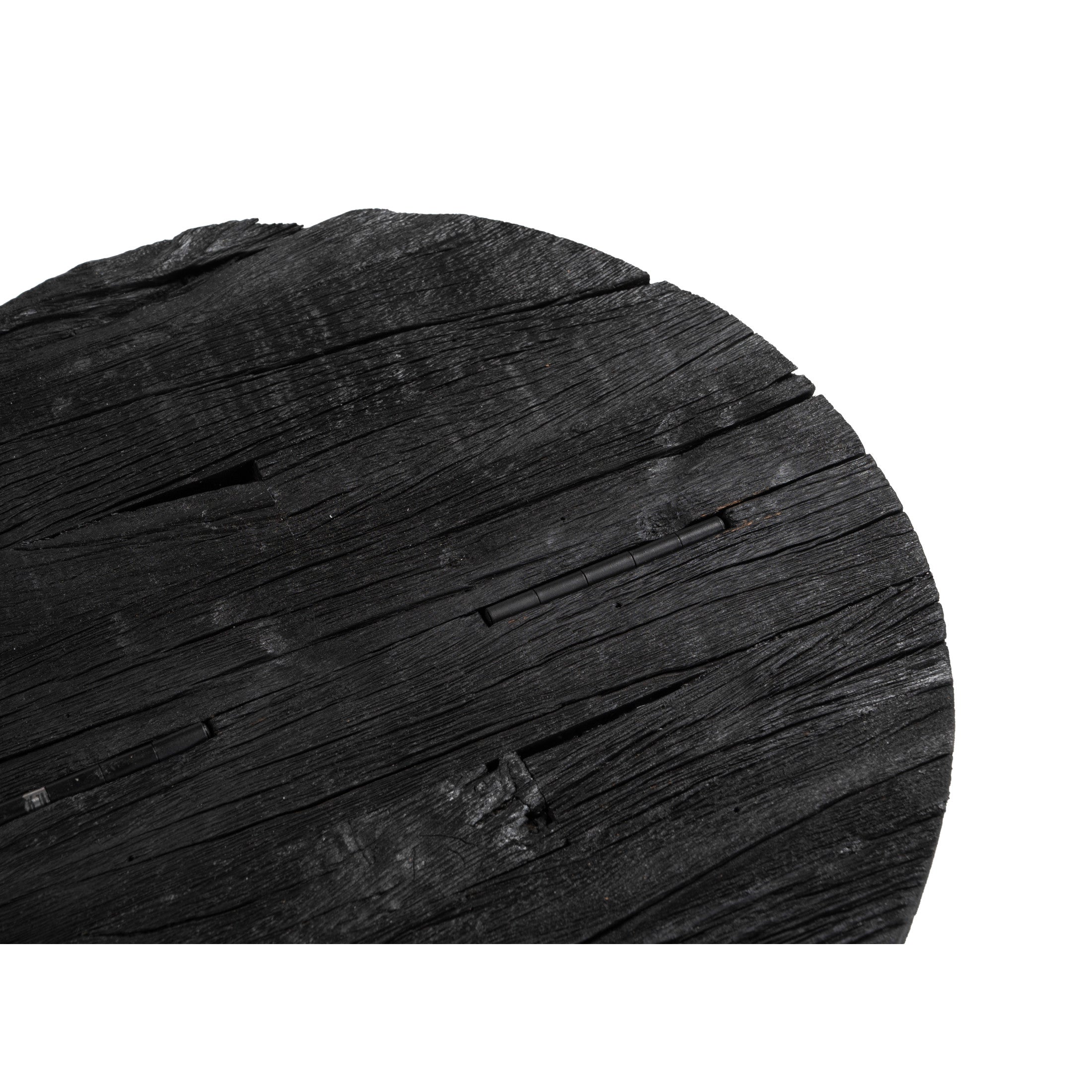 Duskan Storage Side Table Black