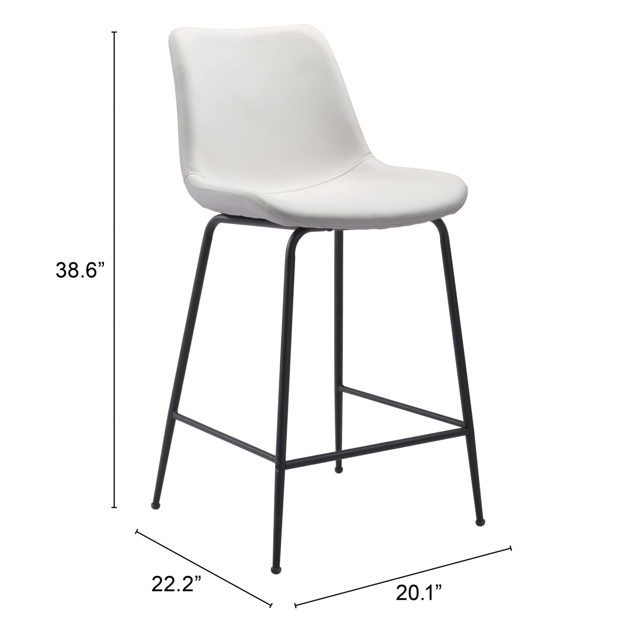 Byron Counter Stool White