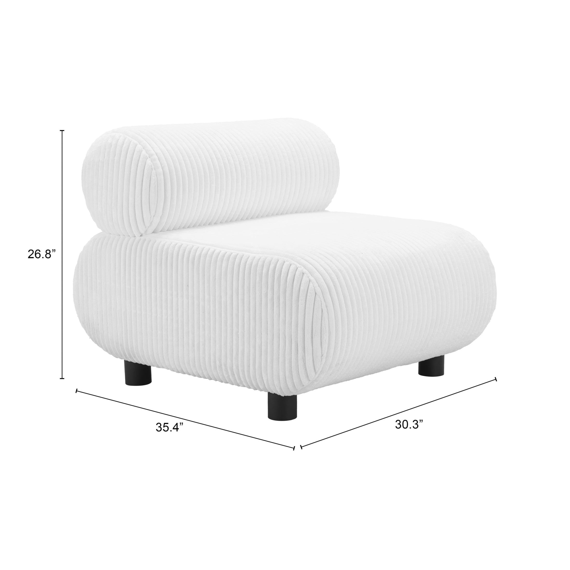Rahat Accent Chair White