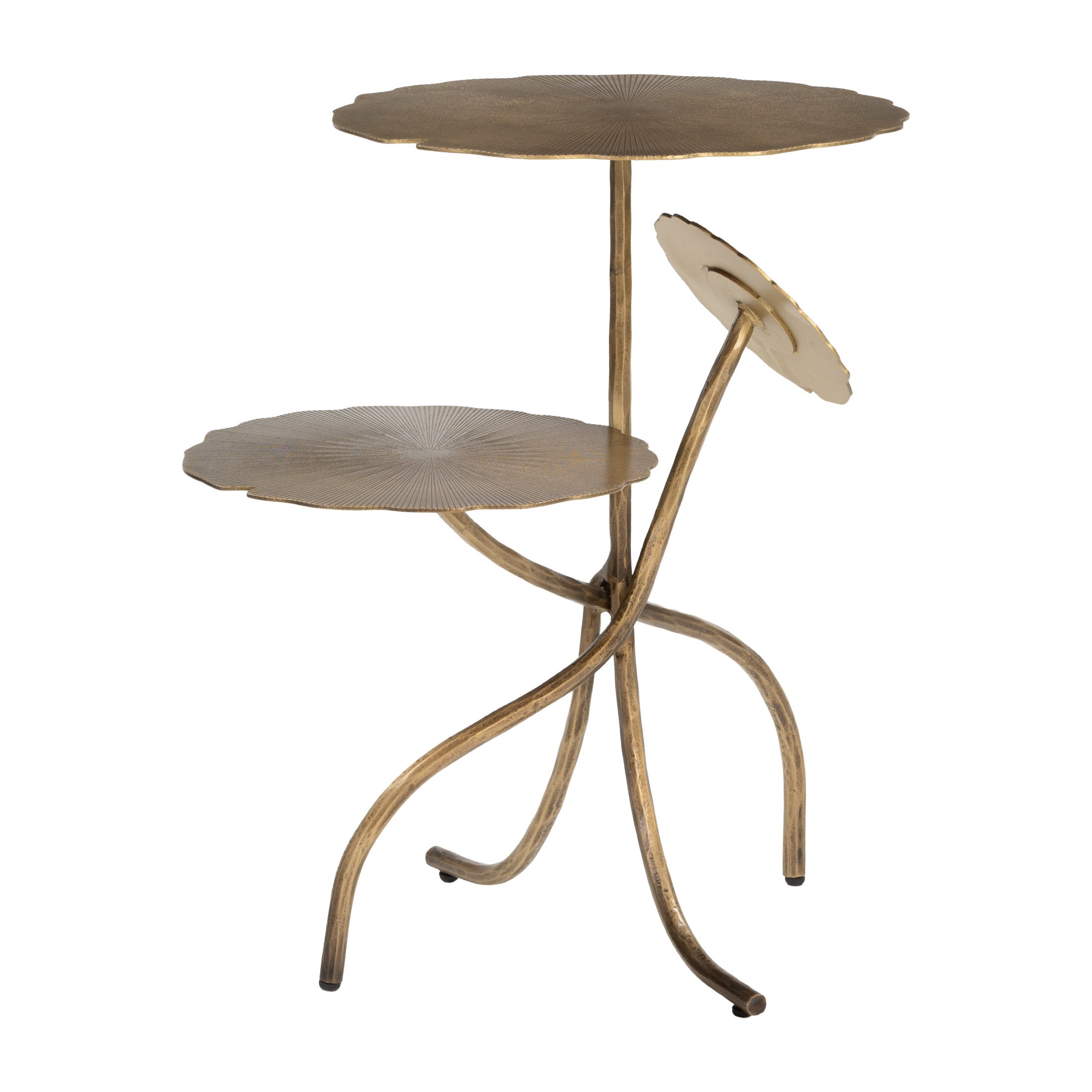 Mavro Accent Table Brass