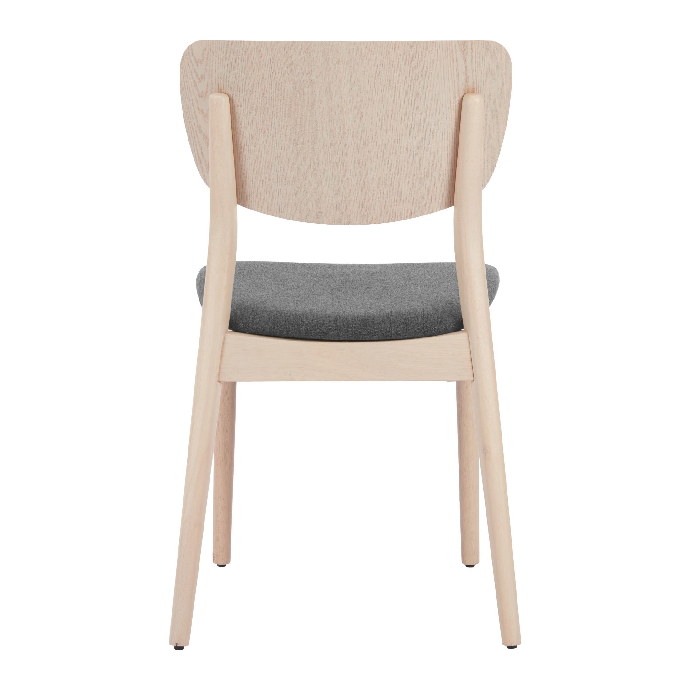 Kellua Dining Chair (Set of 2) Gray & Natural