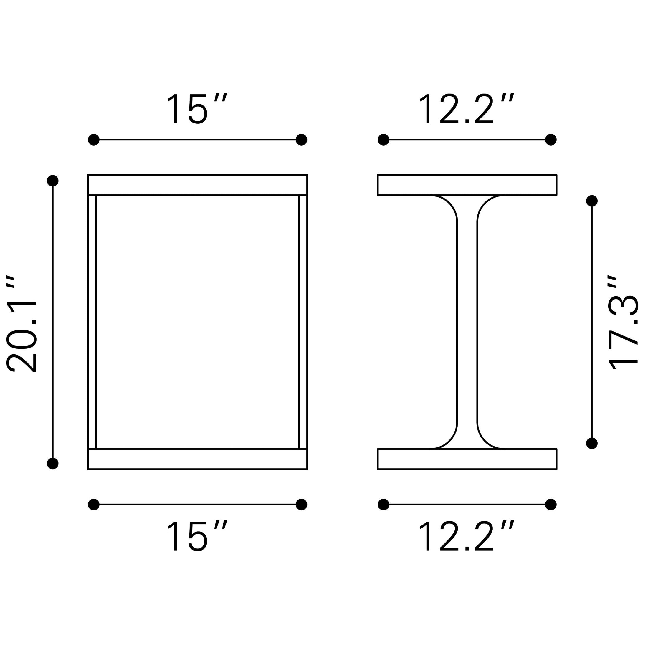 Bama Side Table Black