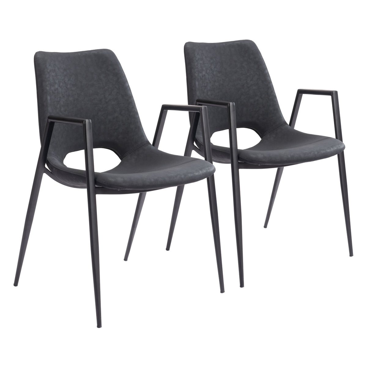 Desi Dining Chair (Set of 2) Black