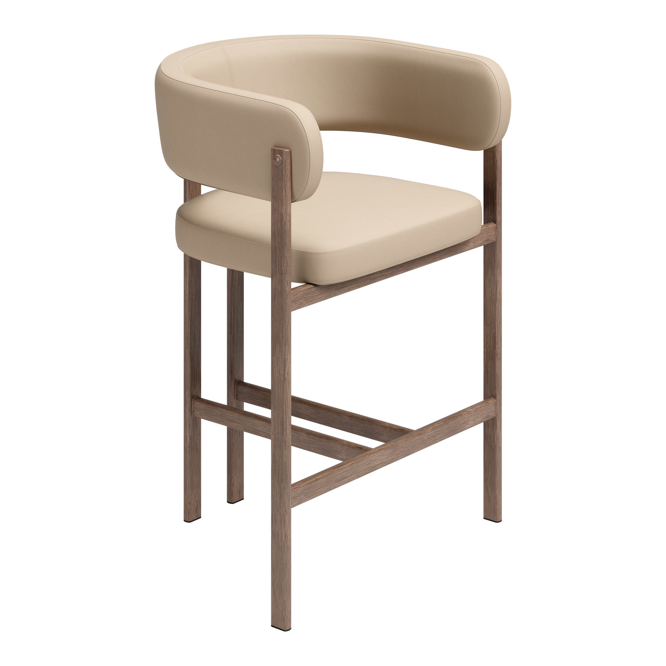 Ruge Counter Stool (Set of 2) Beige