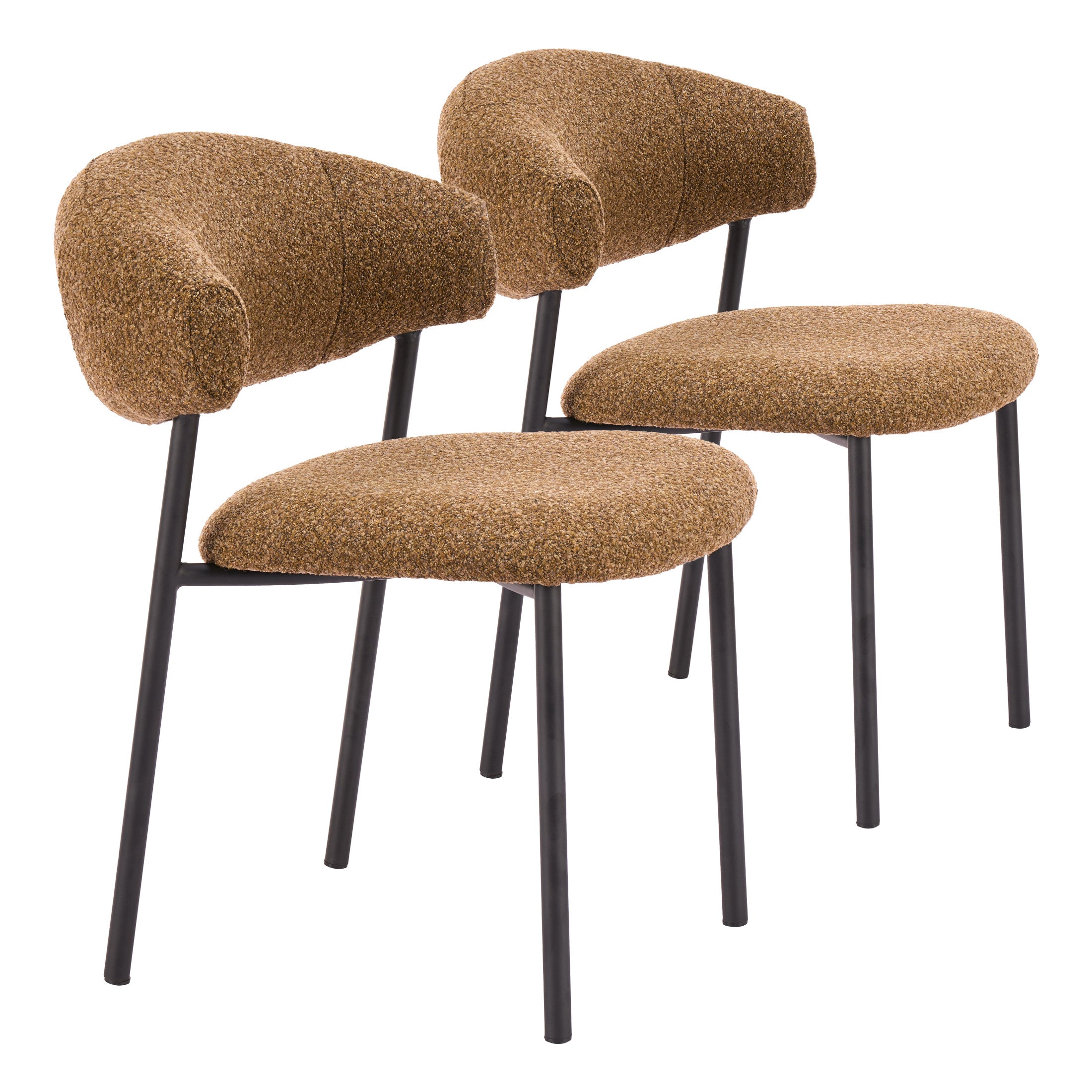 Seville Dining Chair (Set of 2) Brown Cork